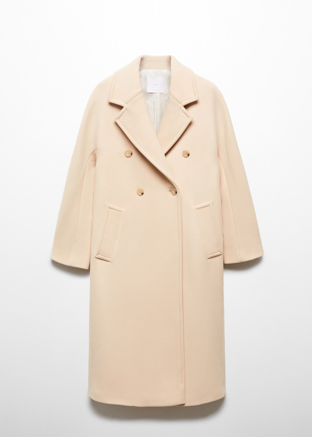 Tan lapel coat online