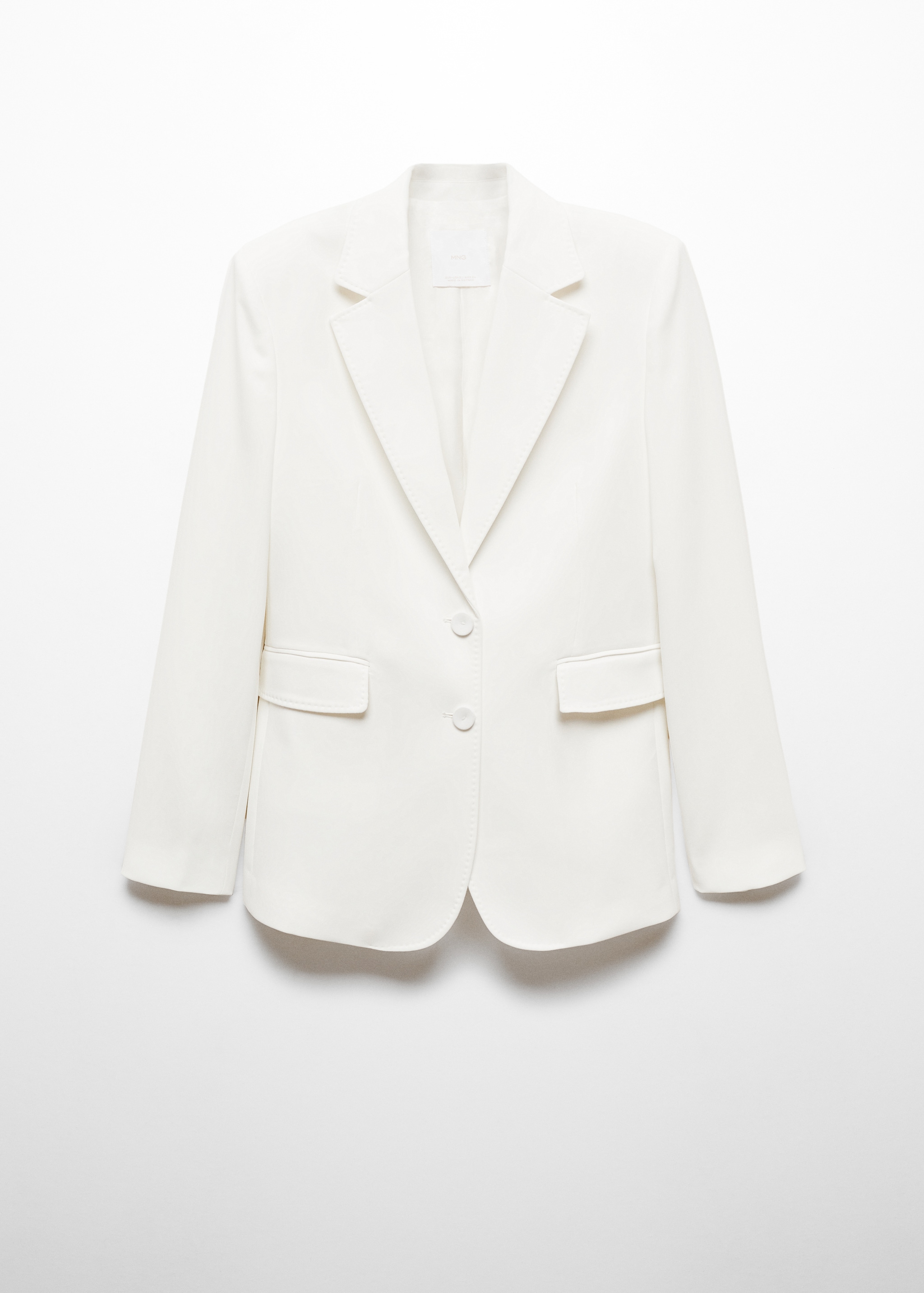Düz kesim kumaş blazer ceket  - Modelsiz ürün
