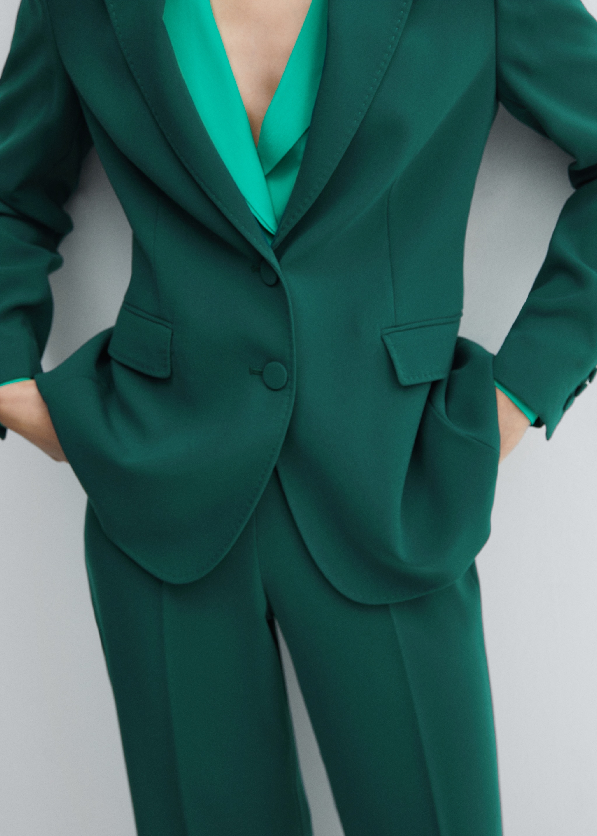 Straight-fit suit jacket - Details of the article 6