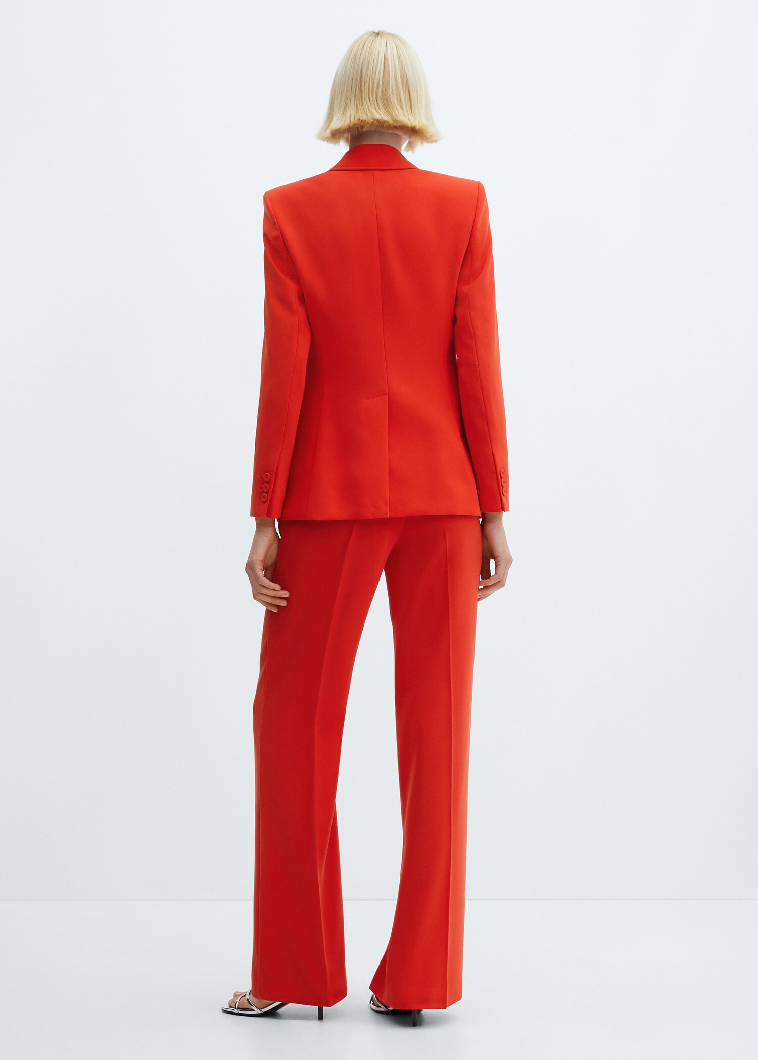 Straight-fit suit jacket - Reverse of the article