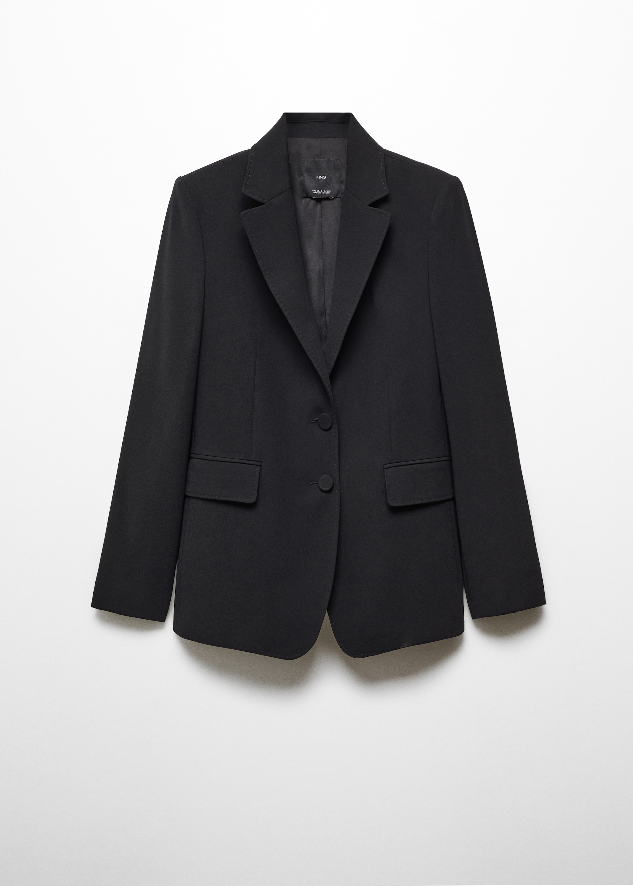 Düz kesim kumaş blazer ceket  - Modelsiz ürün