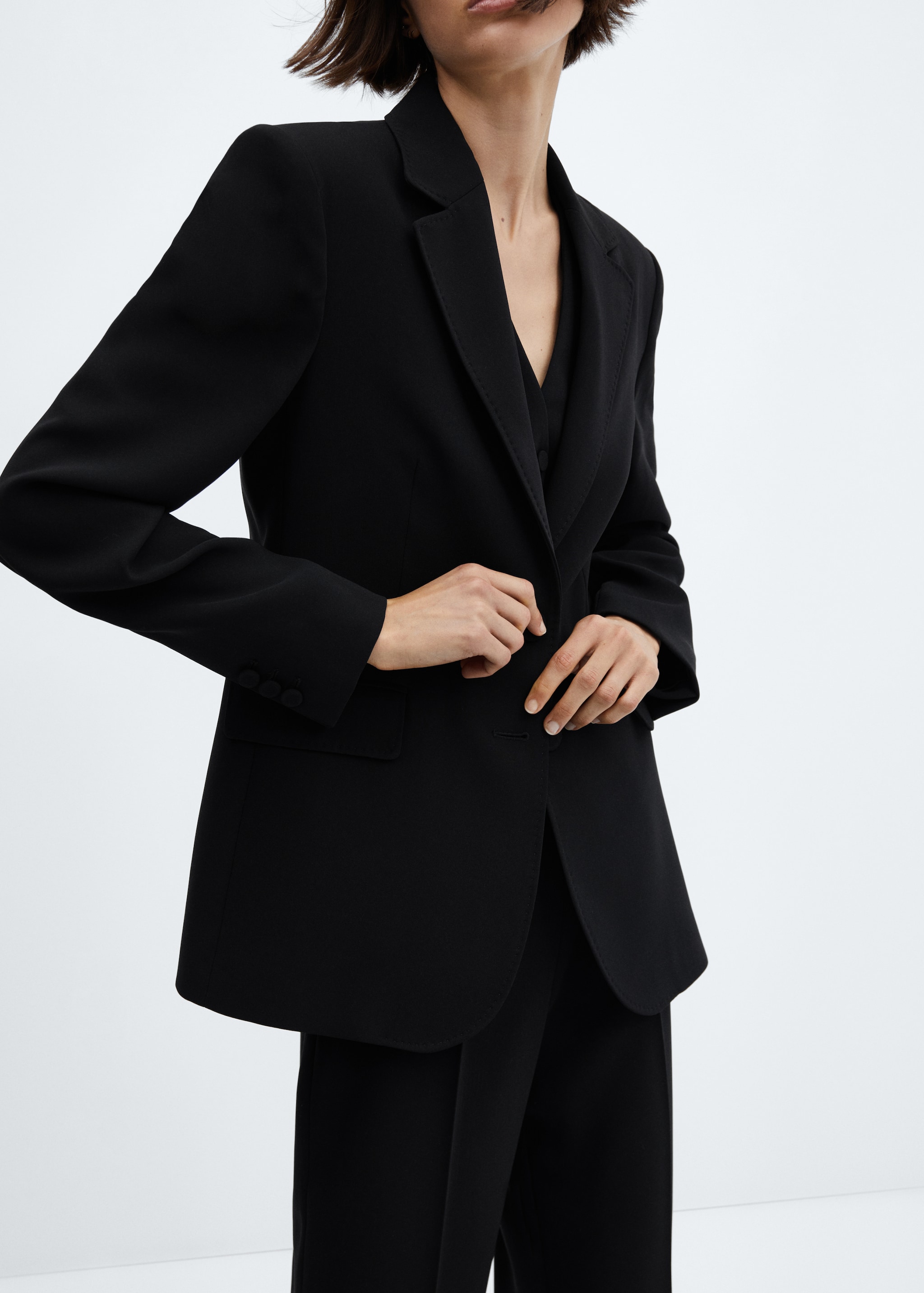 Straight-fit suit jacket - Details of the article 6