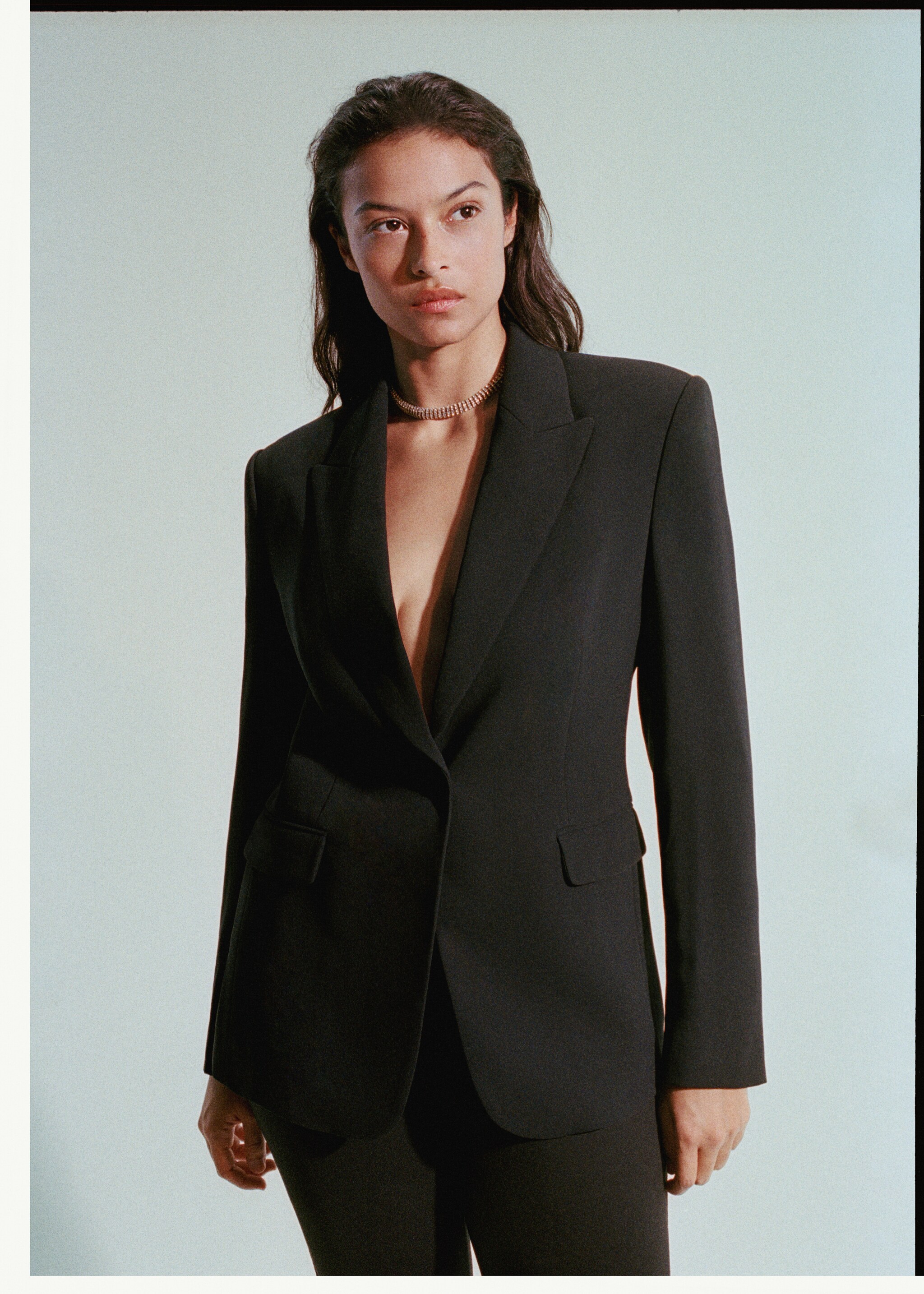 Straight-fit suit jacket - Details of the article 7