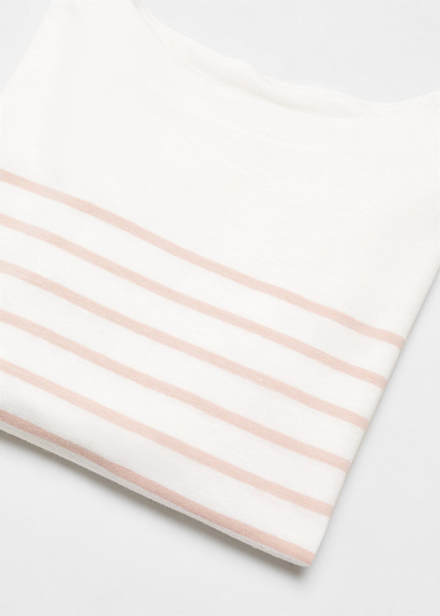 Gestreept T-shirt met lange mouwen - Detail van het artikel 8