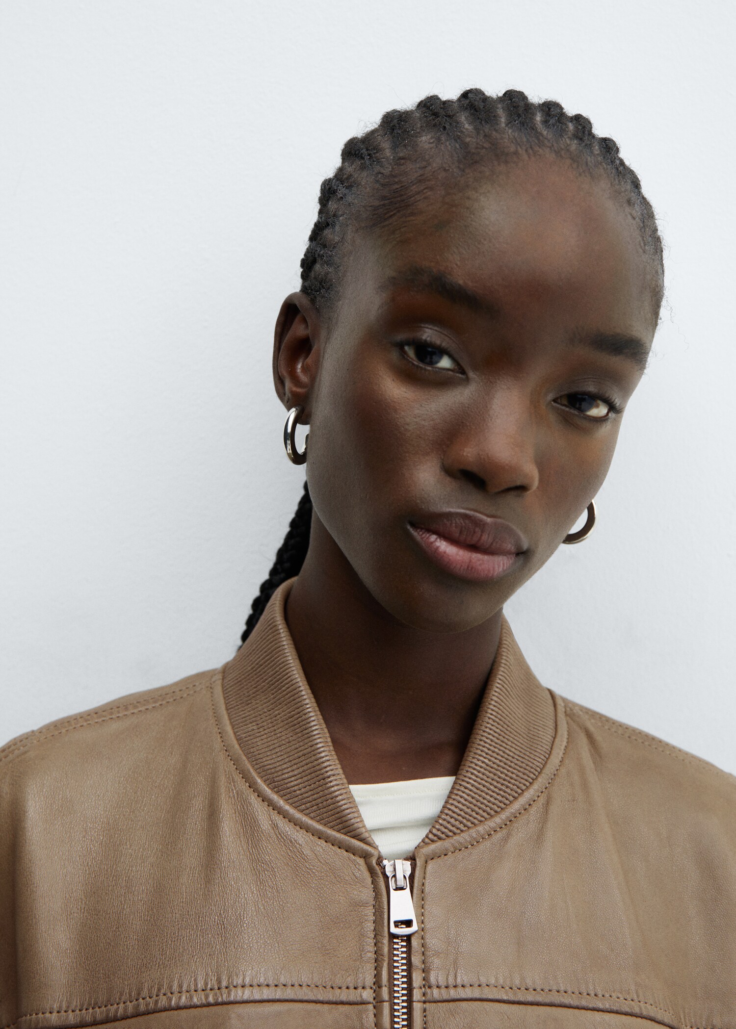 Blouson bomber cuir - Détail de l'article 1