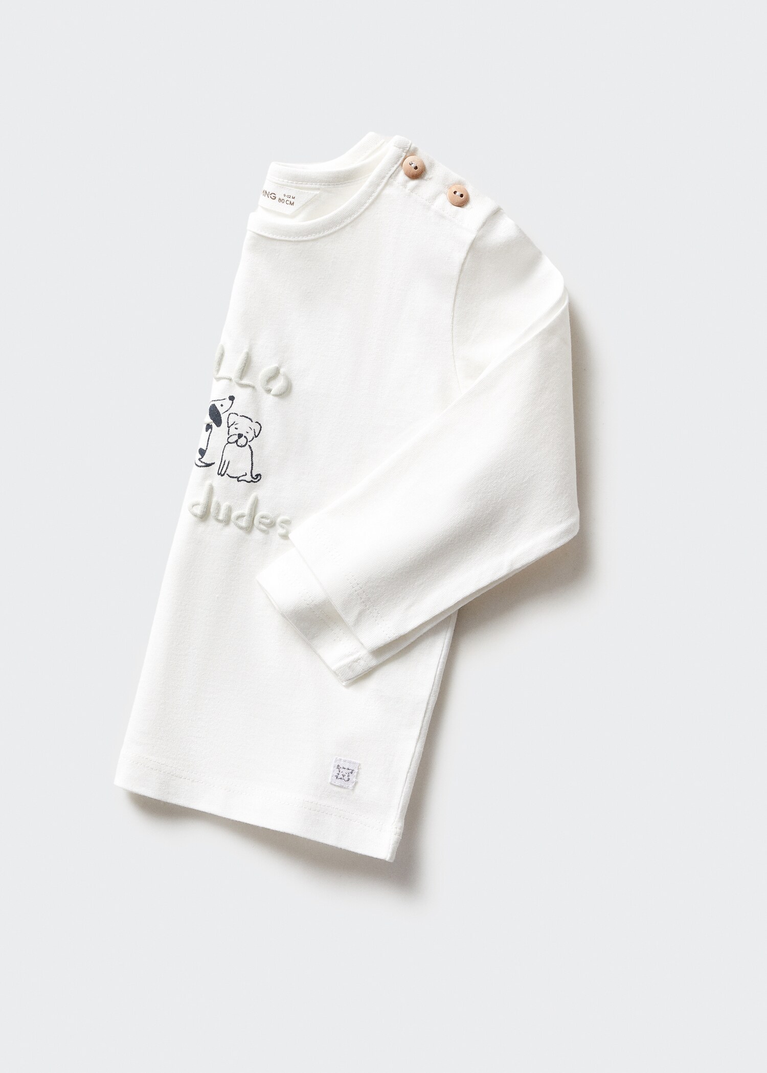 Camiseta manga larga estampada - Detalle del artículo 0