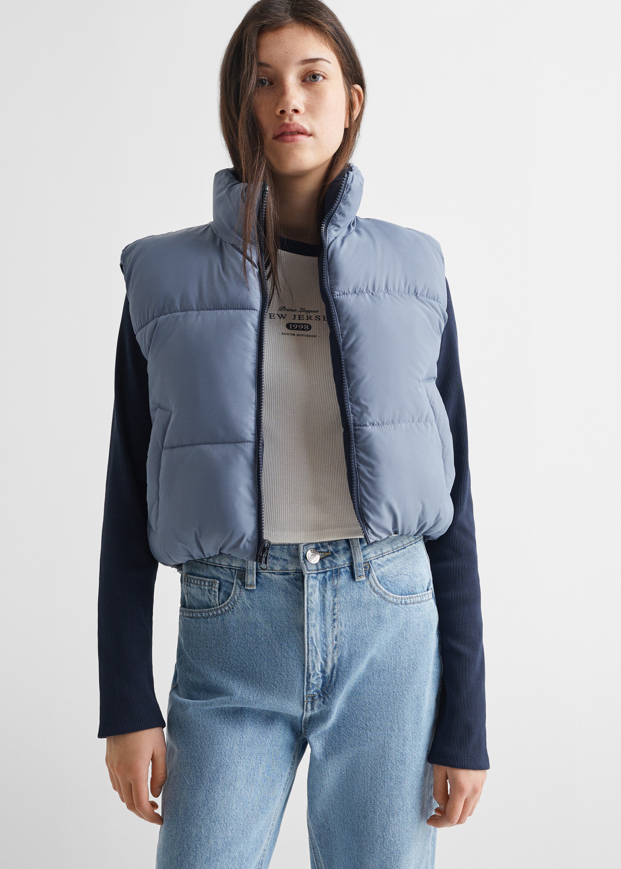 Reversible quilted gilet - Details of the article 4