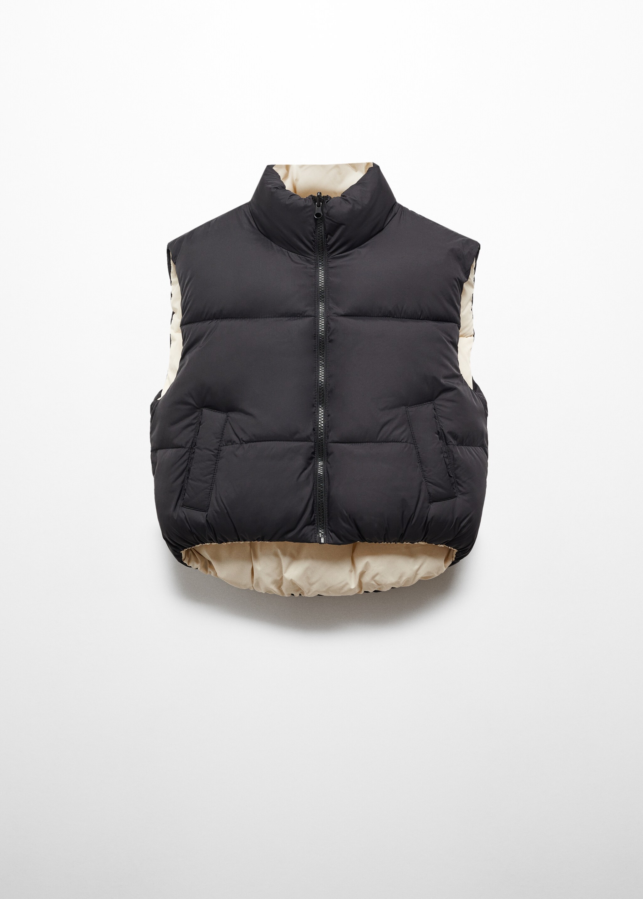Reversible quilted gilet - Article without model