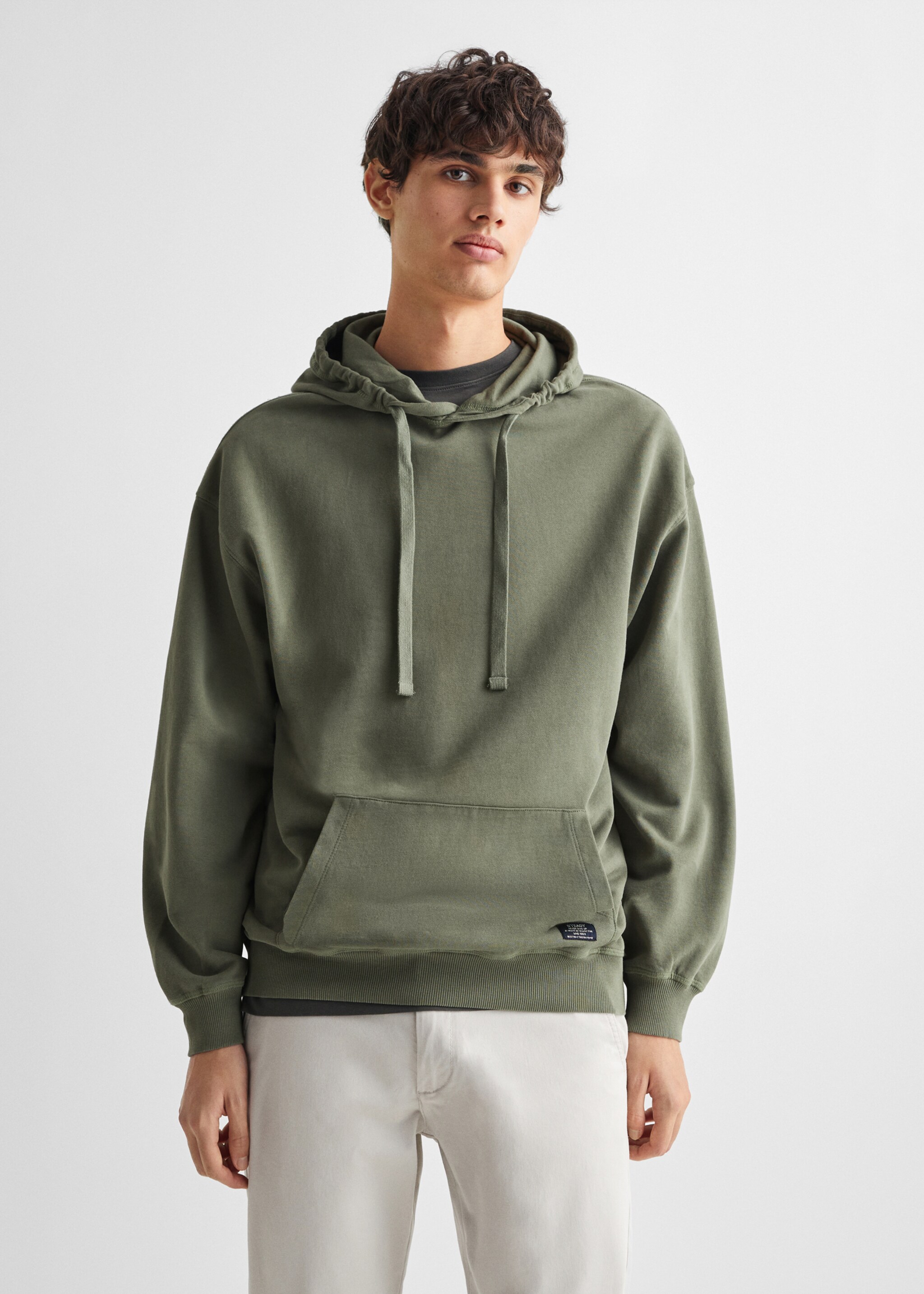 Sudadera capucha unisex - Plano medio