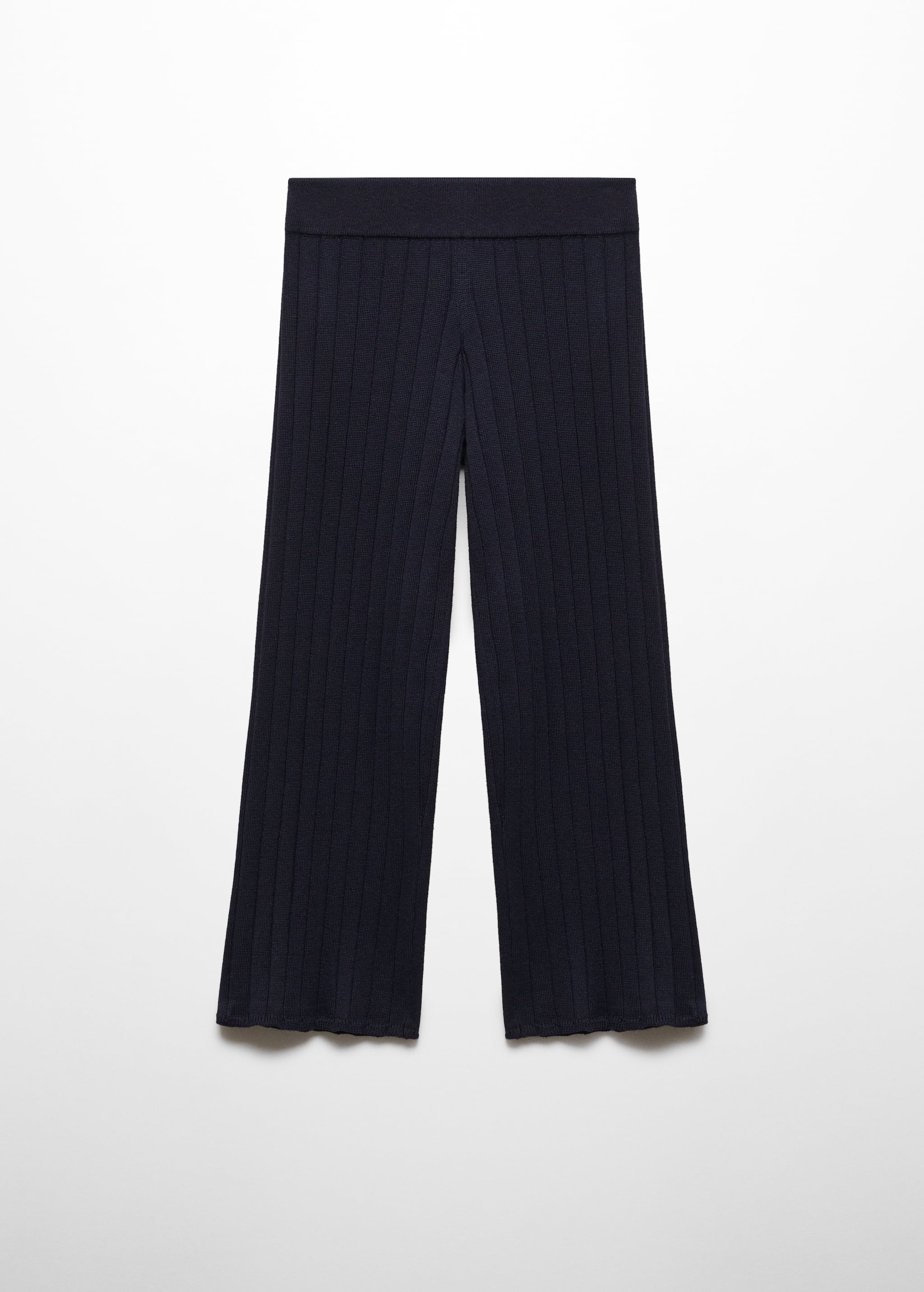 Cotton-knit trousers - Article without model