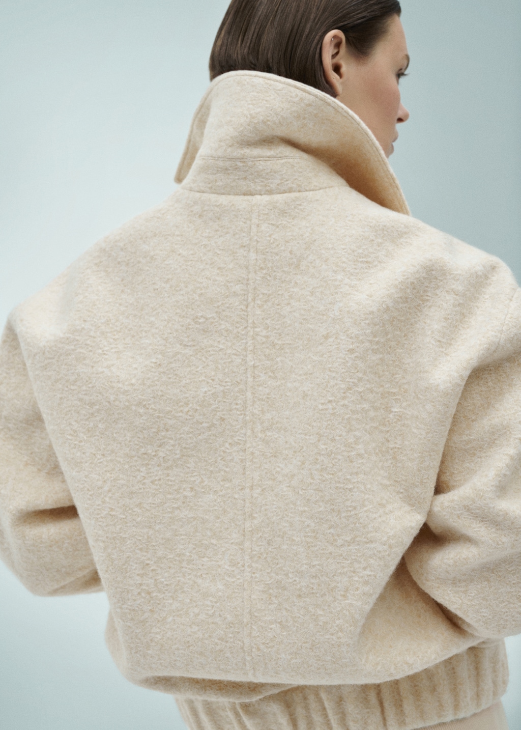 Oversized bomber jacket - Women | MANGO Japan Oversized bomber jacket - Women | MANGO Japan