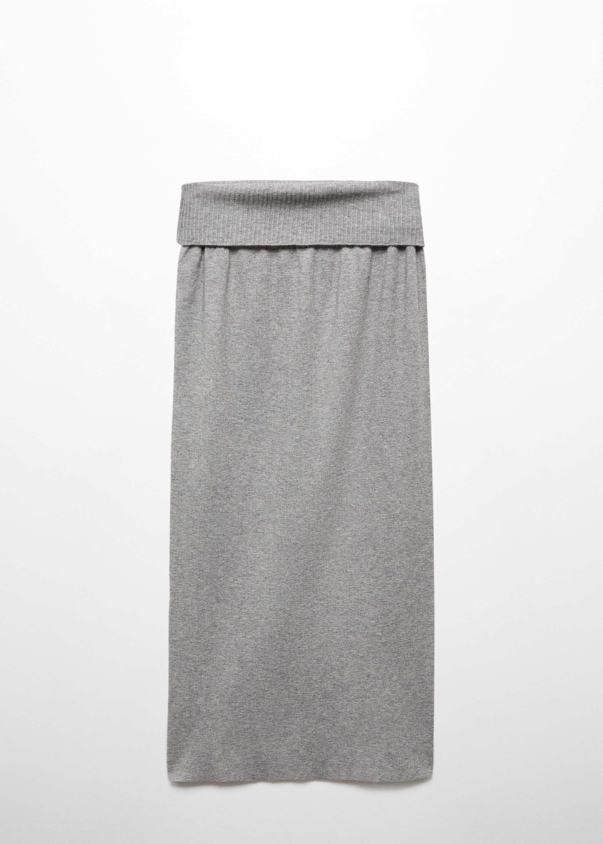 Длинная юбка из трикотажа - Изделие без модели
