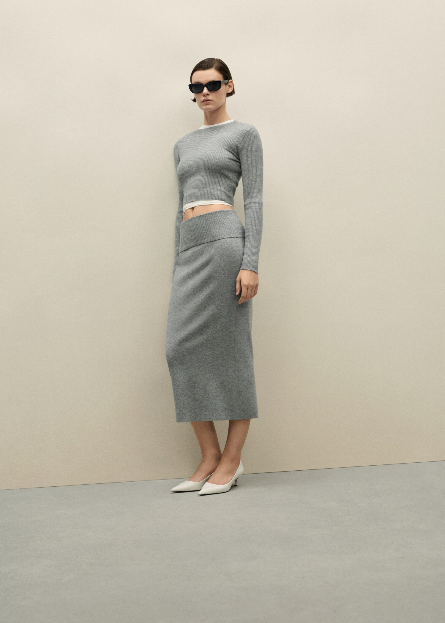 Long knitted skirt - Details of the article 6