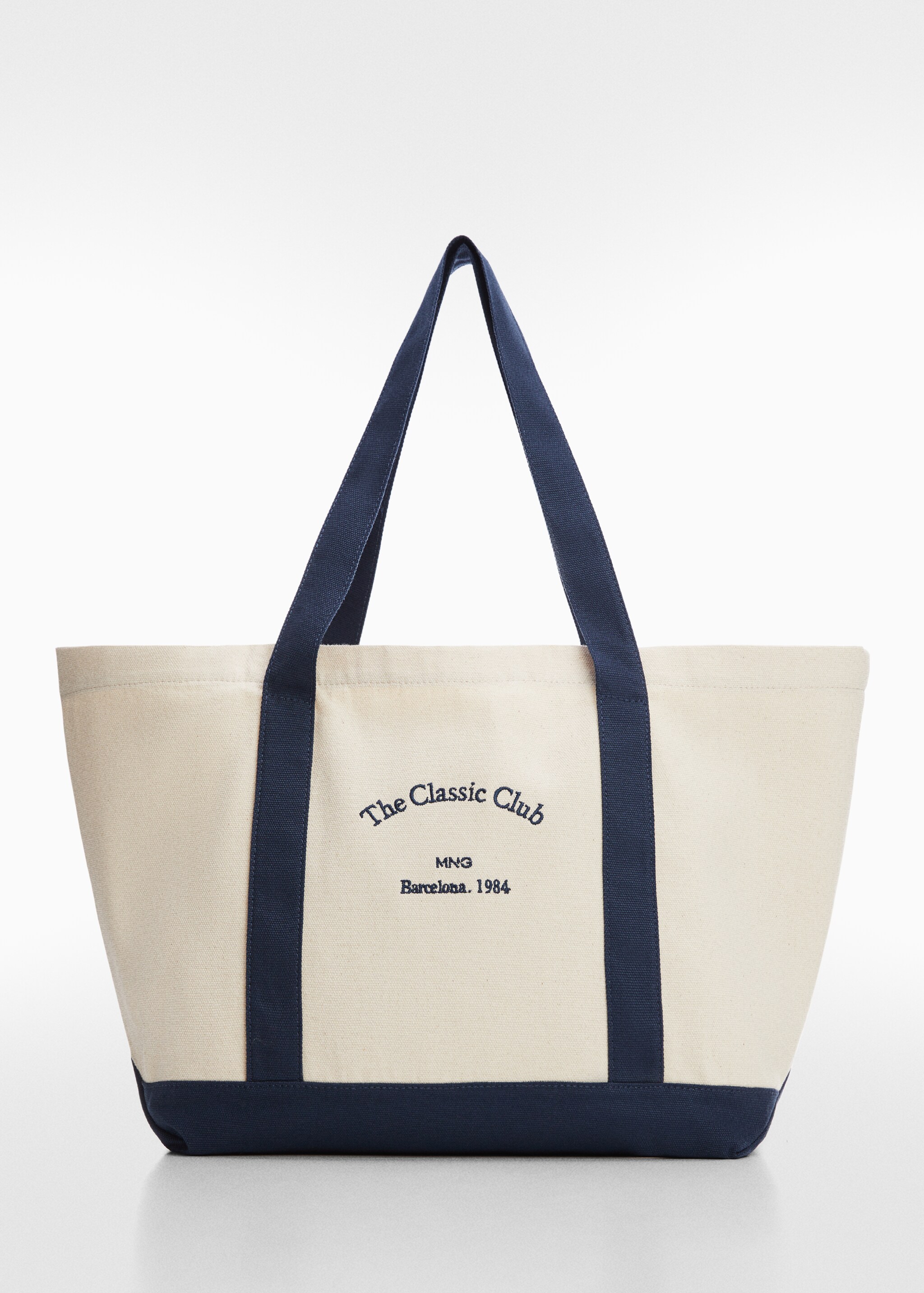 Pamuklu shopper çanta - Modelsiz ürün