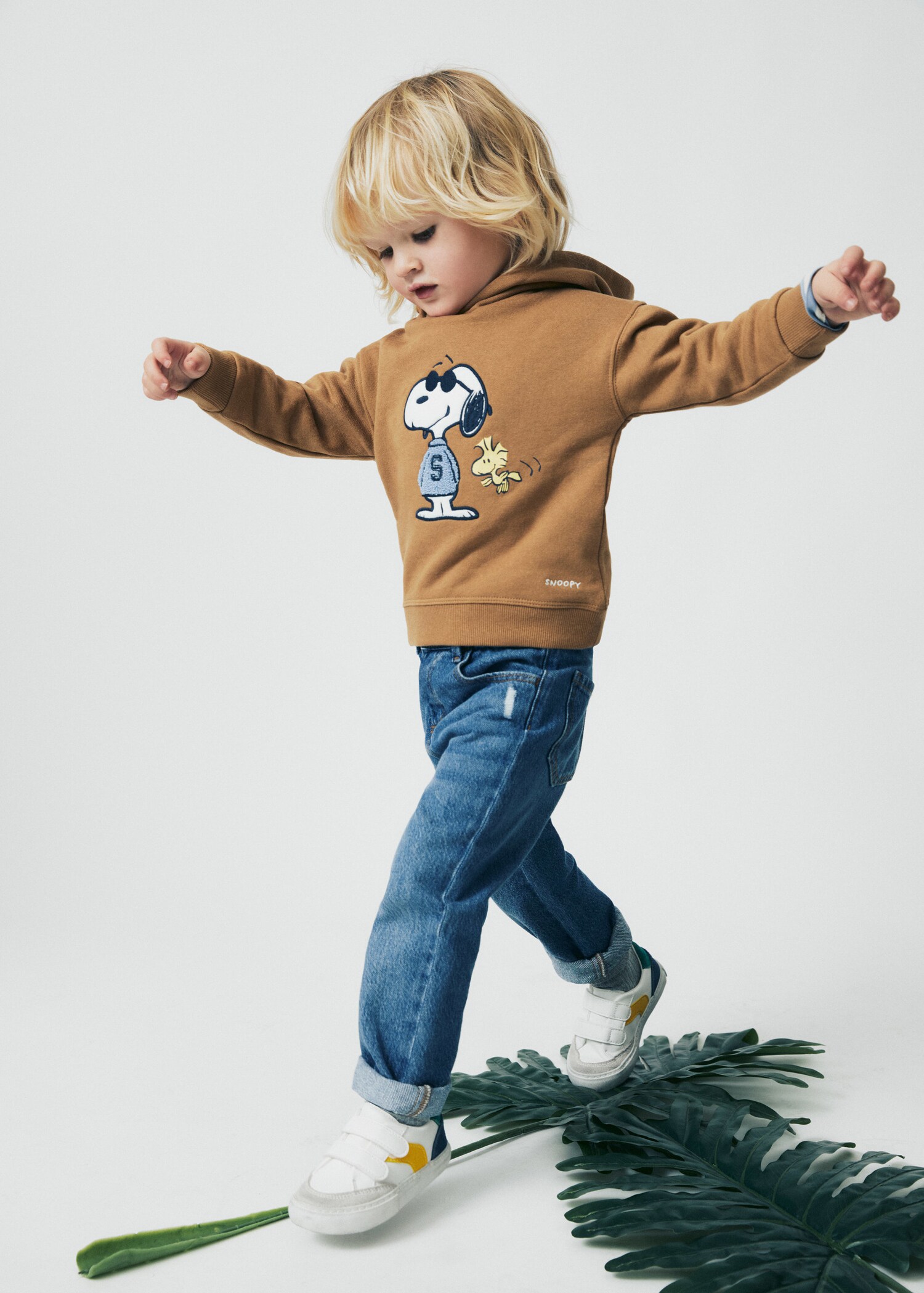 Snoopy textured sweatshirt - Details of the article 5