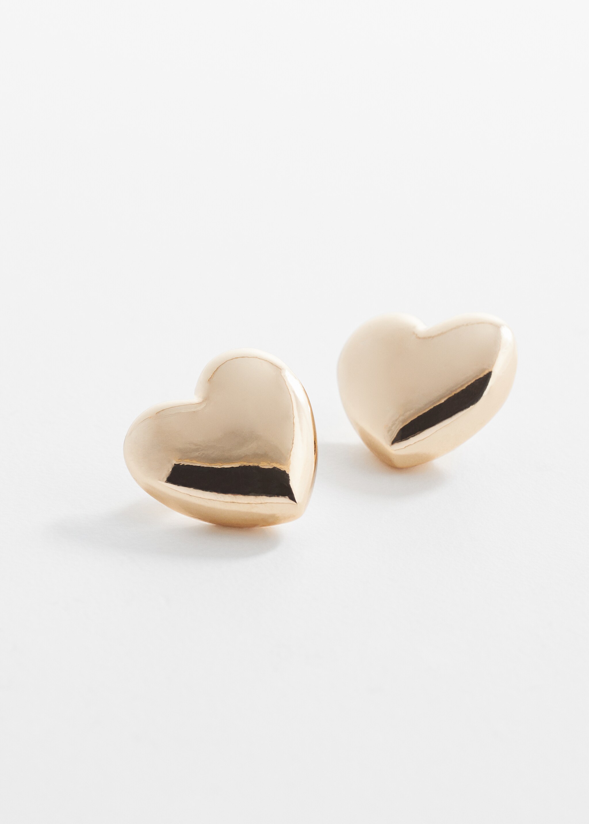 Heart-shape earrings - Medium plane