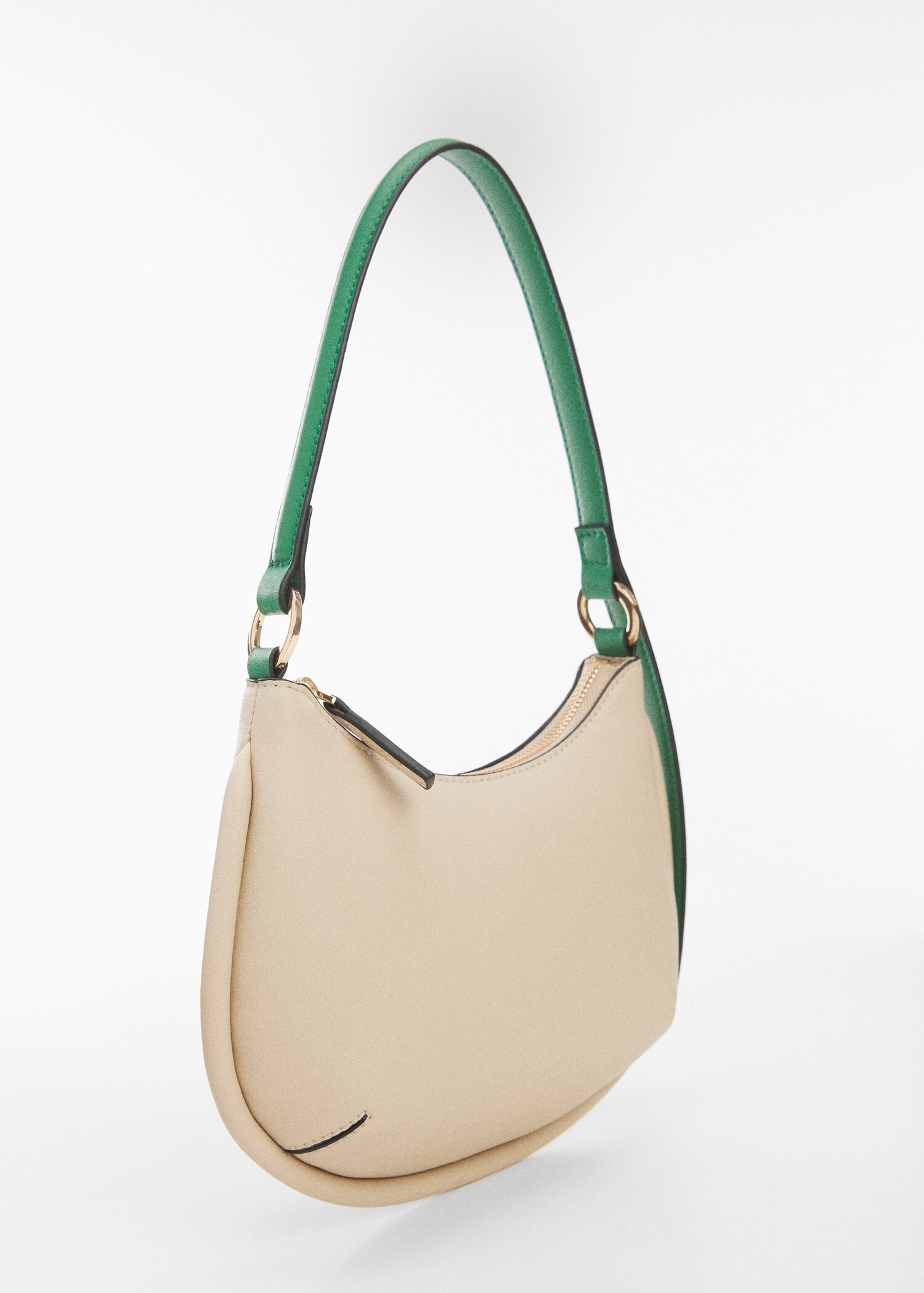 Bicolor shoulder bag - Medium plane