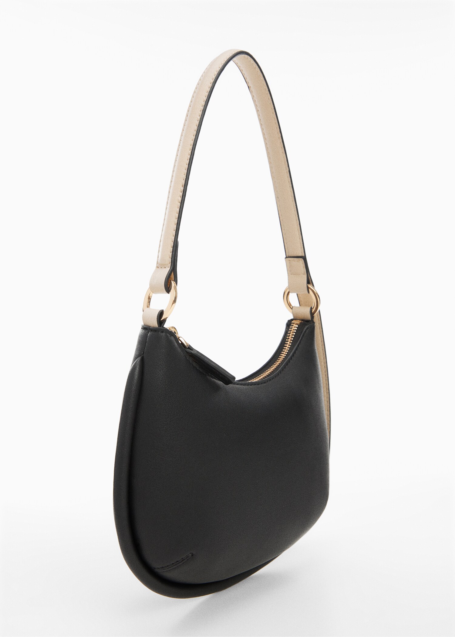 Bicolor shoulder bag - Medium plane