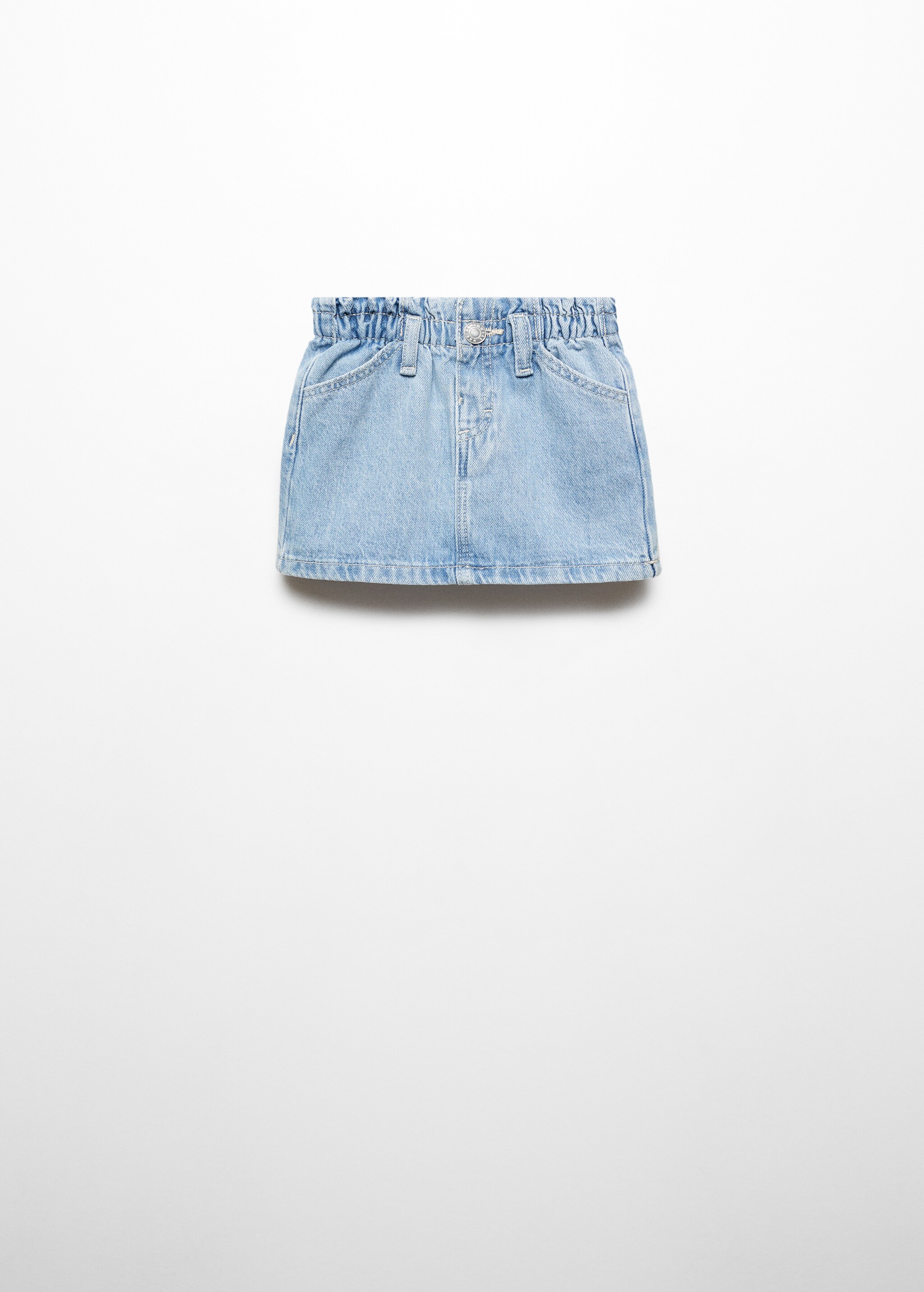 Paperbag denim skirt - Article without model