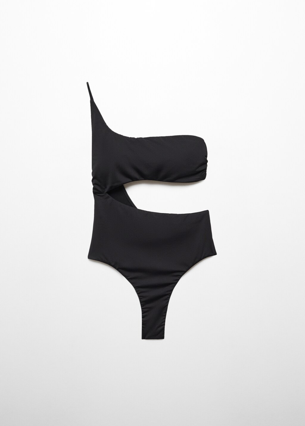 ピンキーMonamour モナム Back open bathing Swimsuit with asymmetrical opening | MANGO Japan