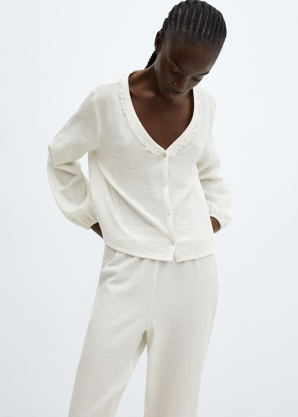 Cotton pyjama pack - Women | MANGO USA