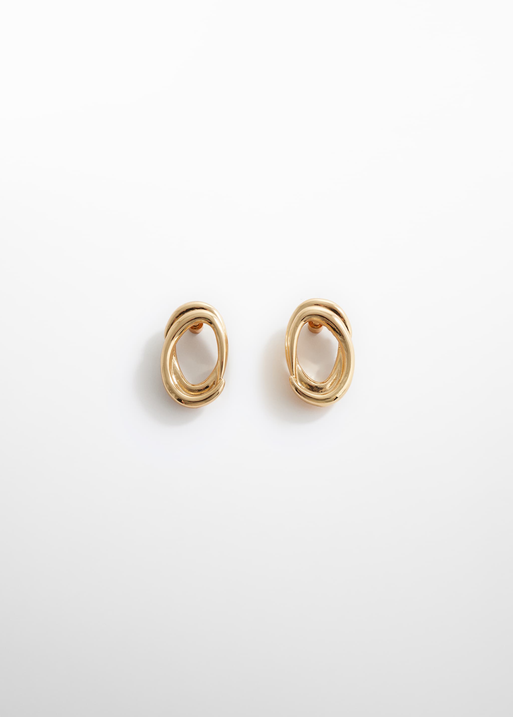 Oval hoop earrings - Article without model