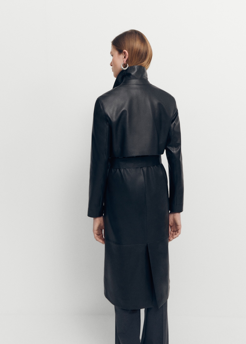 100% leather trench coat - Women | MANGO China 100% leather trench coat - Women | MANGO China