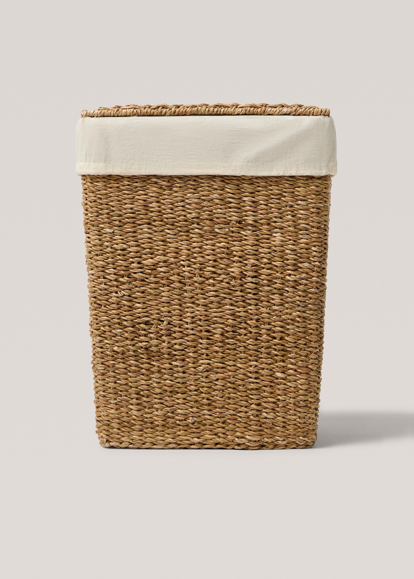 Natural Brown Marble Laundry Basket