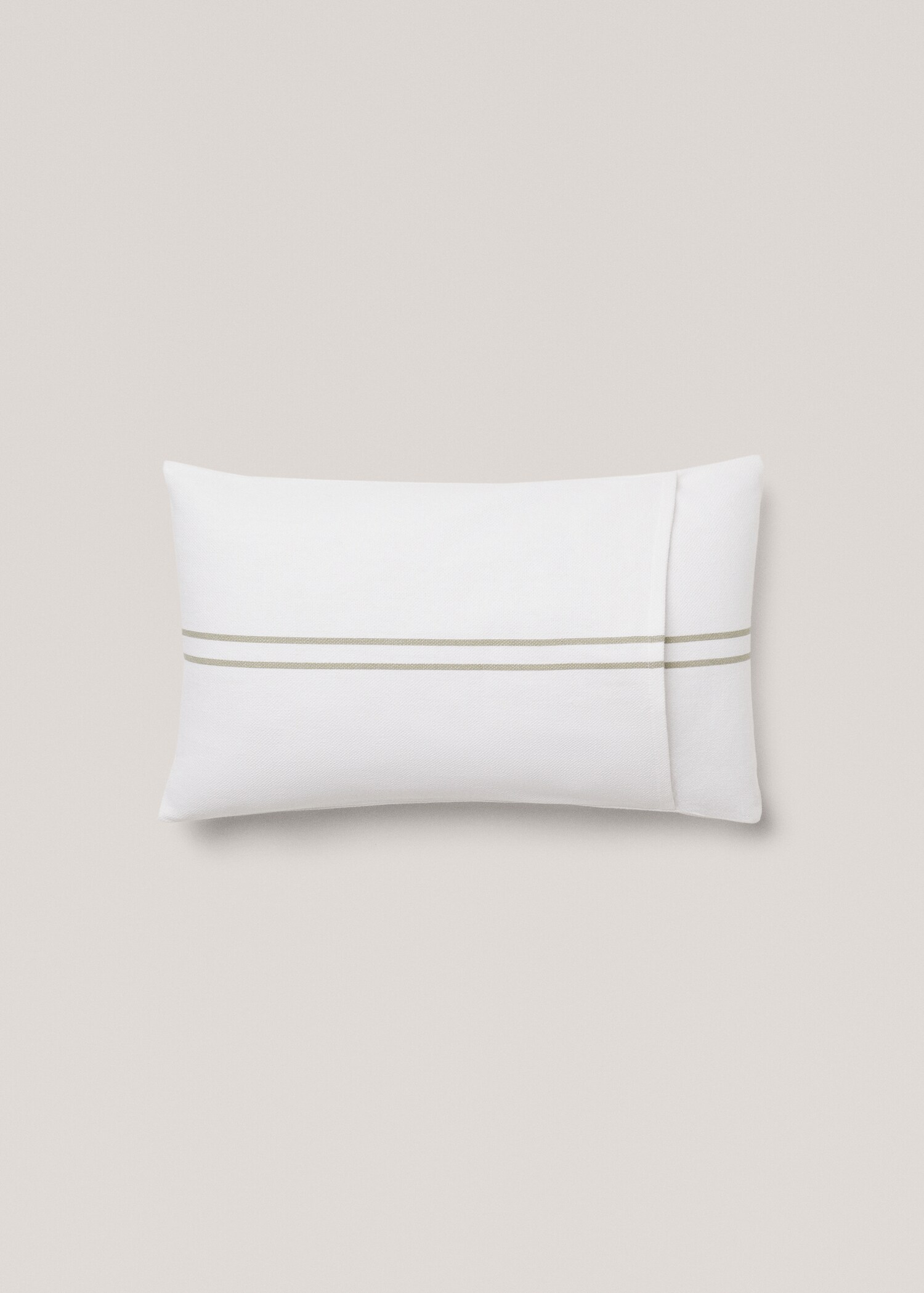 Stripes cotton cushion case 30x50cm - Details of the article 1