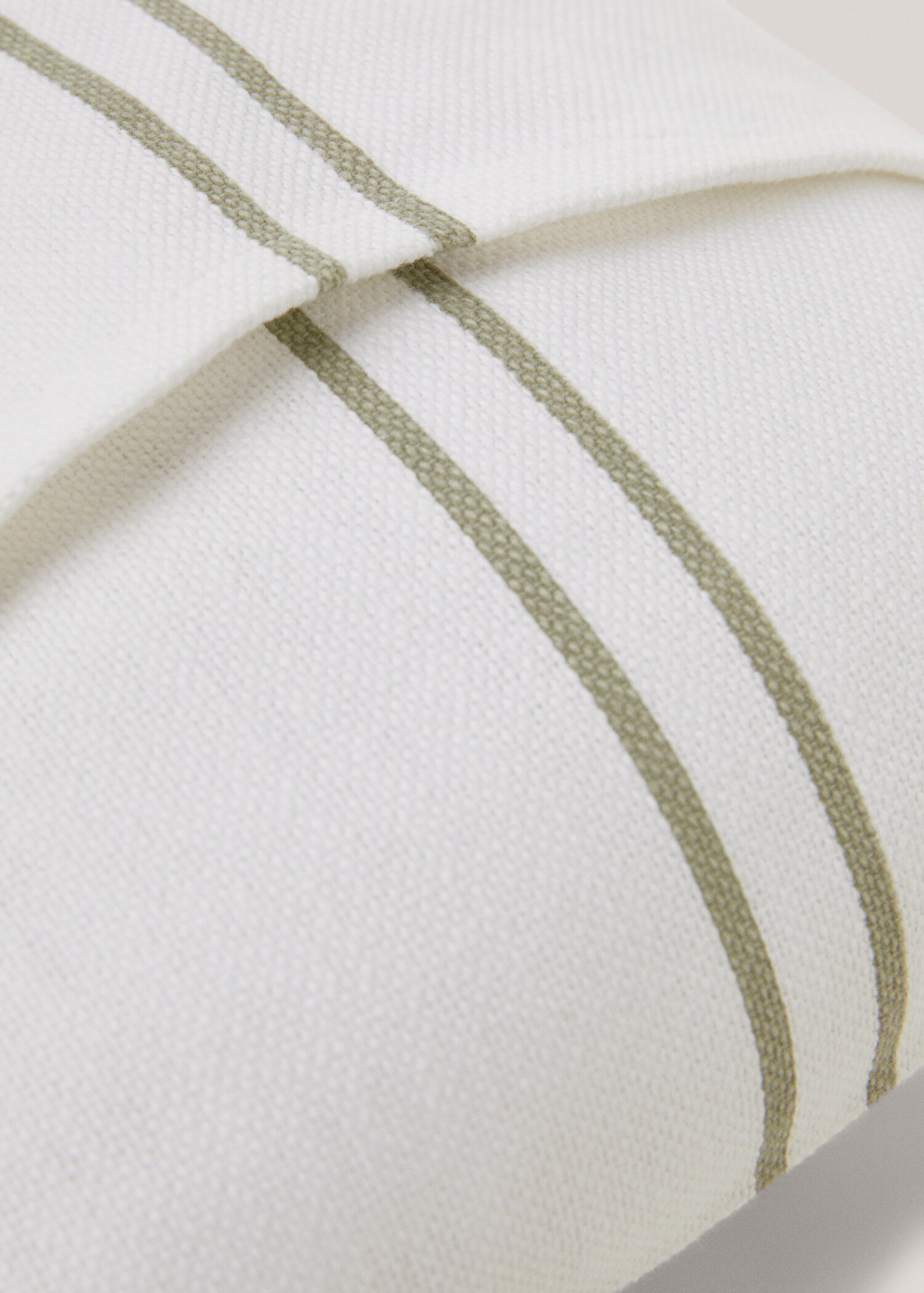 Stripes cotton cushion case 30x50cm - Details of the article 2
