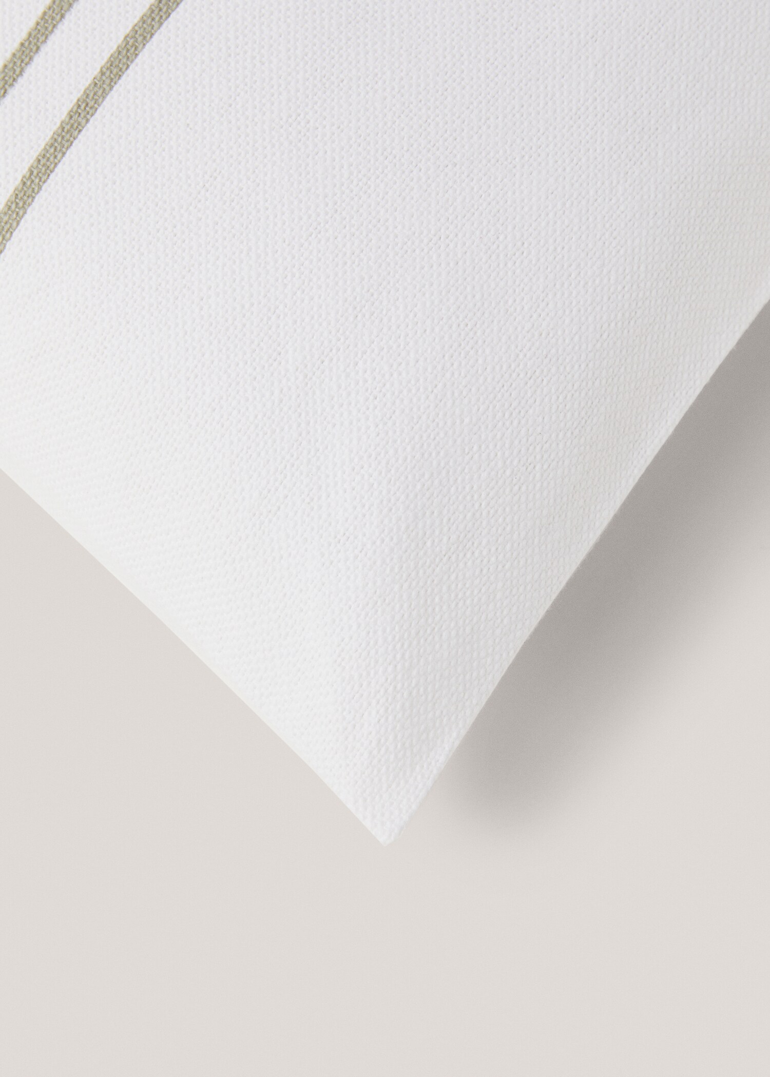 Stripes cotton cushion case 30x50cm - Details of the article 3