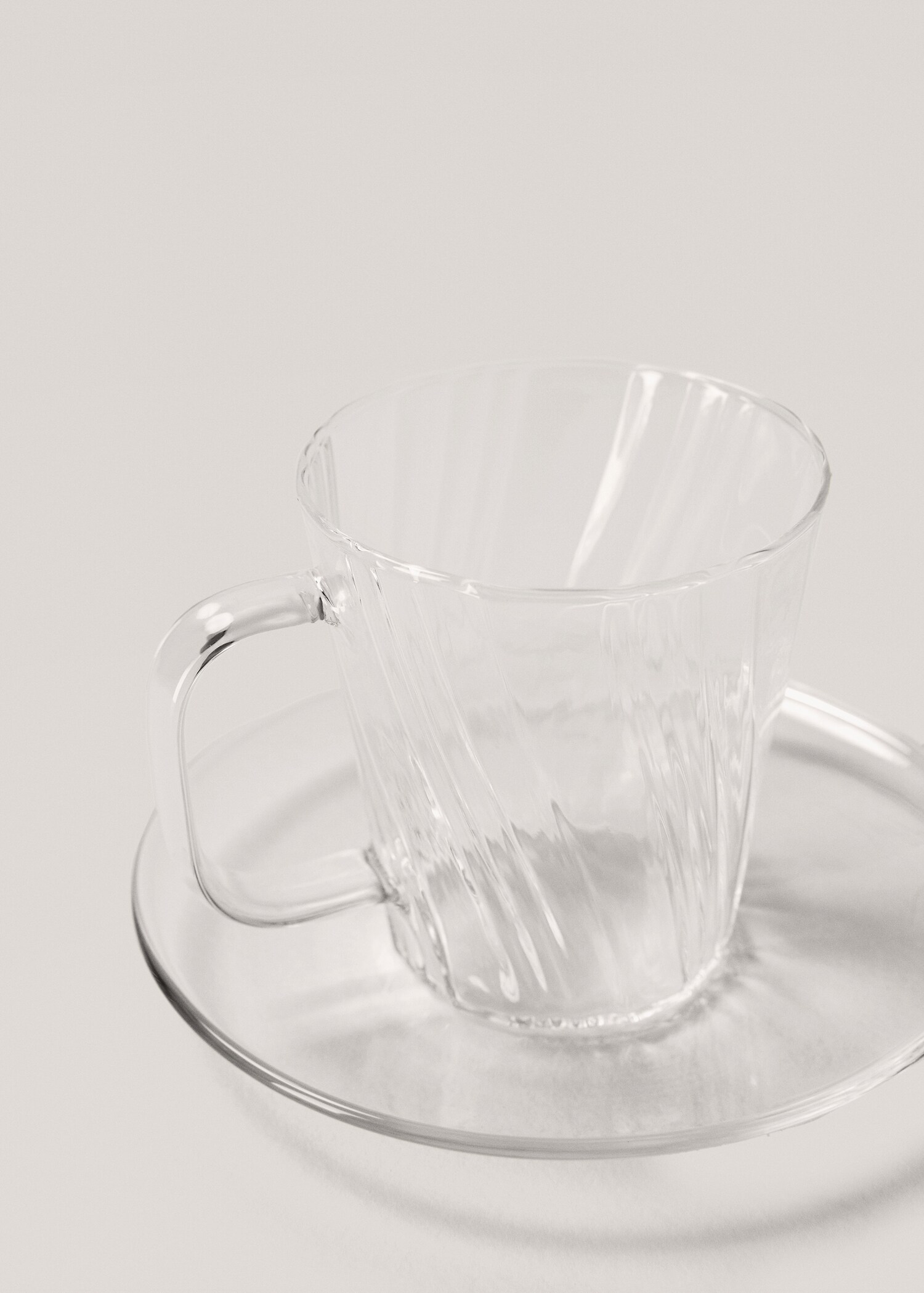 Filiżanka ze szkła borokrzemowego z teksturą 120 ml - Szczegóły artykułu 2