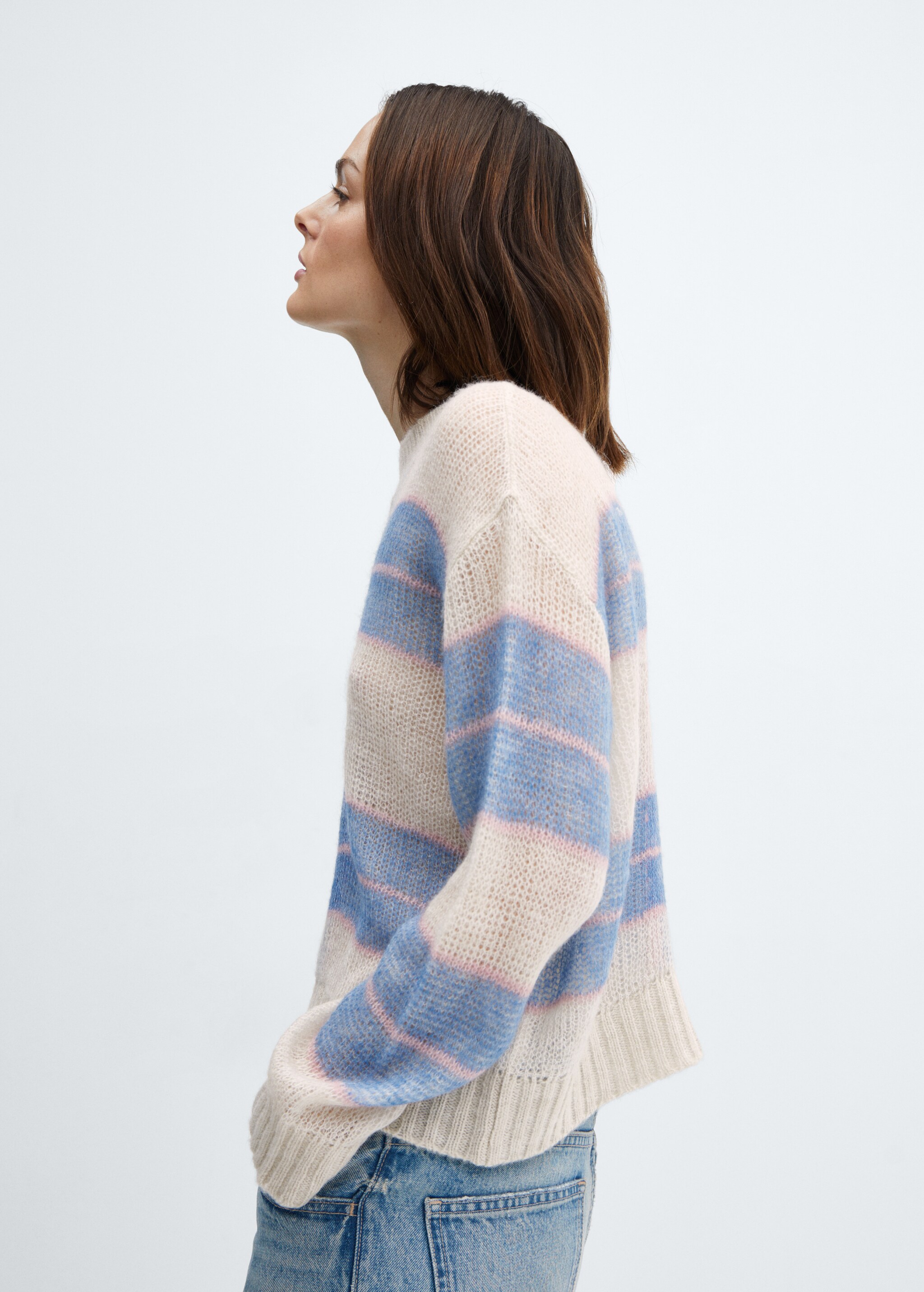 Checks knitted sweater - Details of the article 1