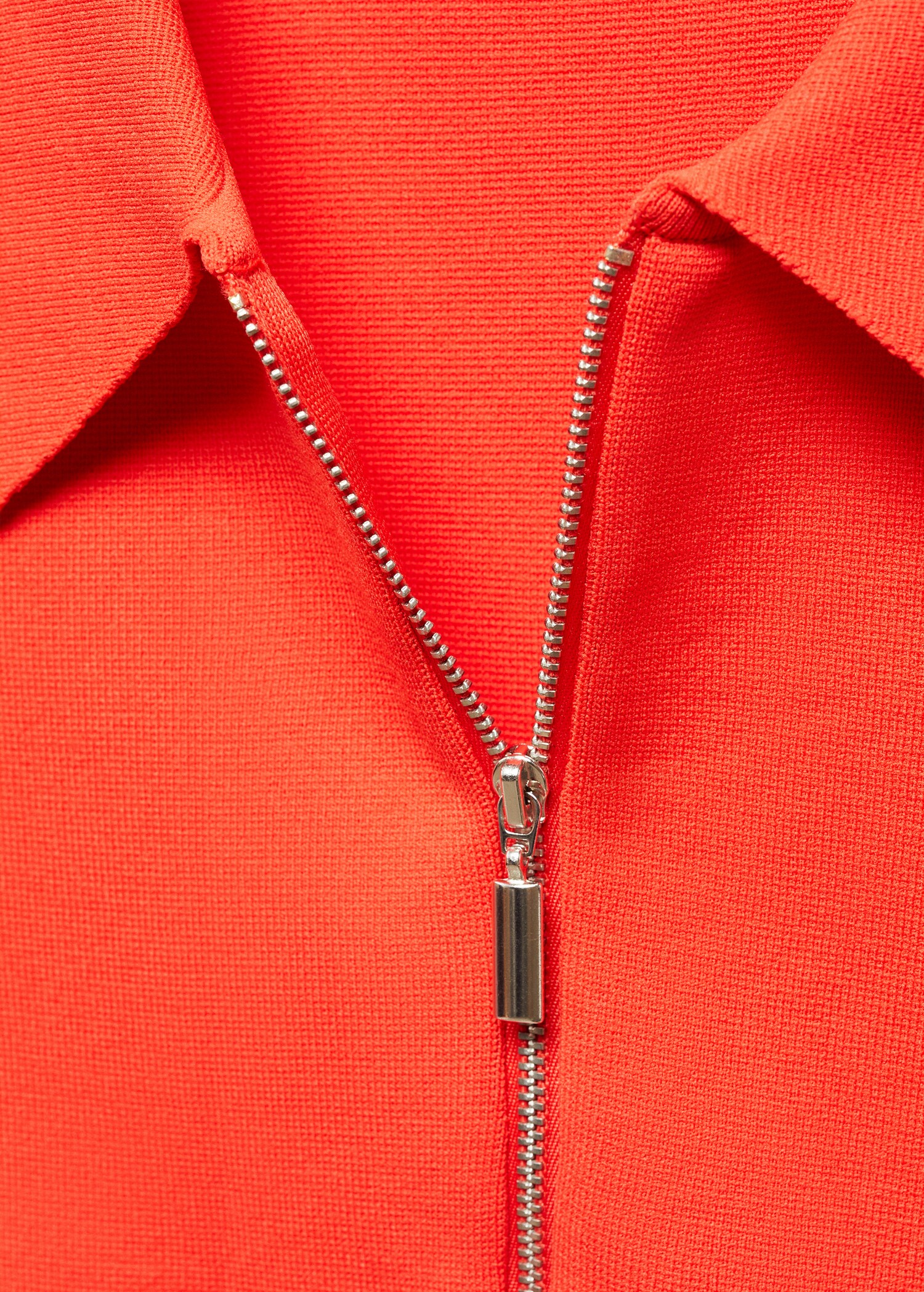 Zipper crop cardigan - Details of the article 8