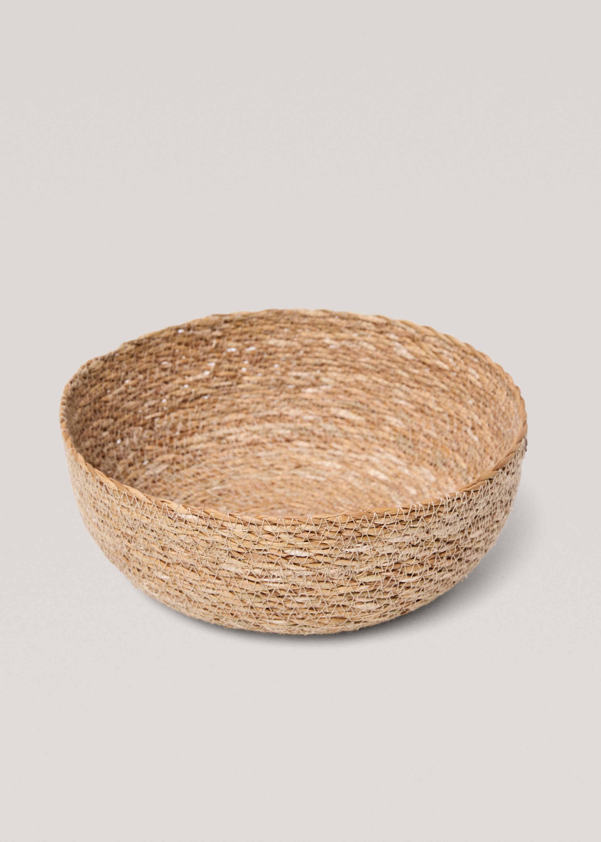 Cistella rodona fibres naturals 25x09cm - Detall de l'article 2