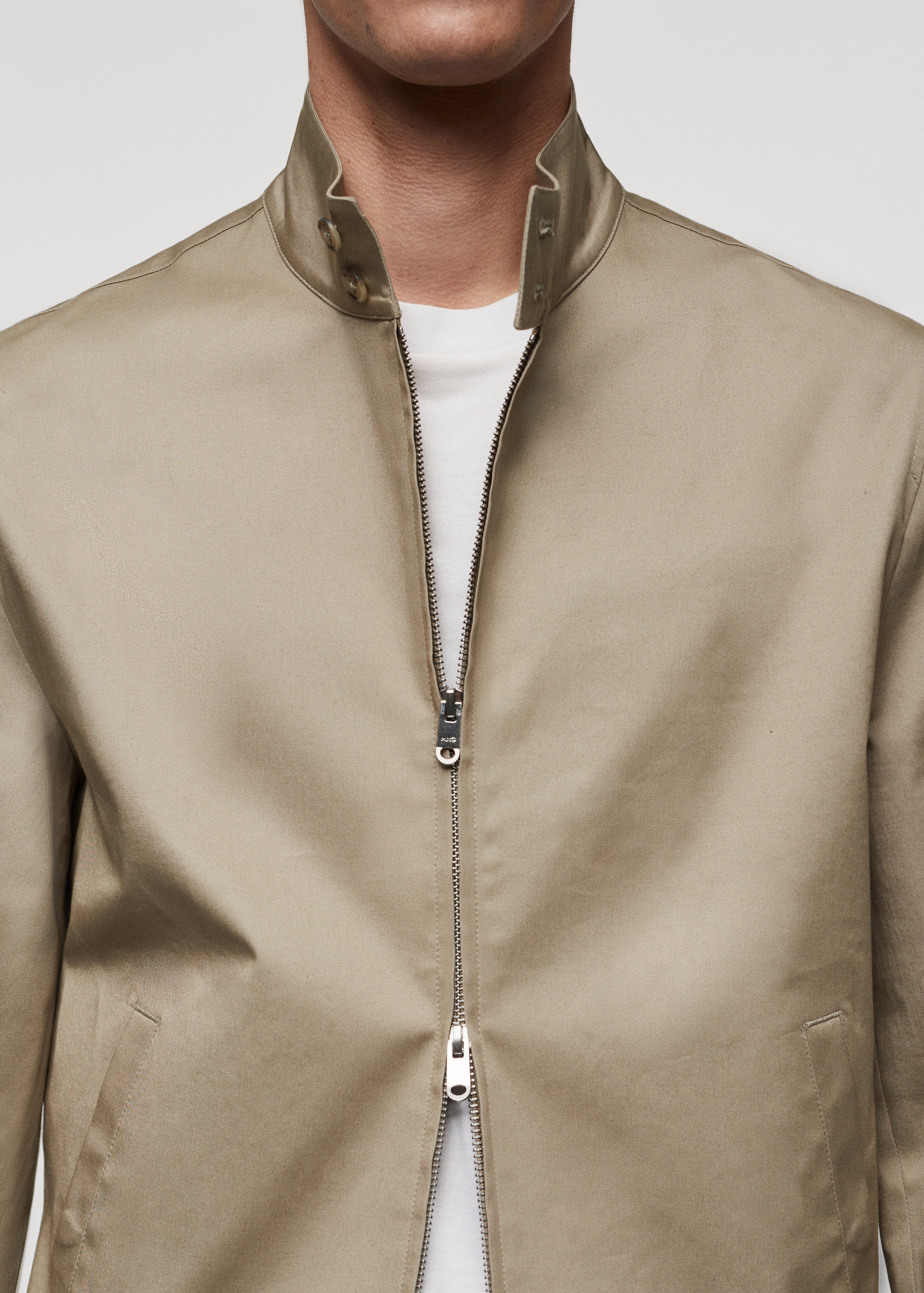 Zipper cotton jacket - Details of the article 6