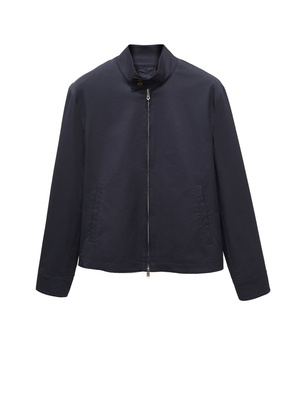 Zipper cotton jacket - Men | MANGO Iran Zipper cotton jacket - Men | MANGO Iran