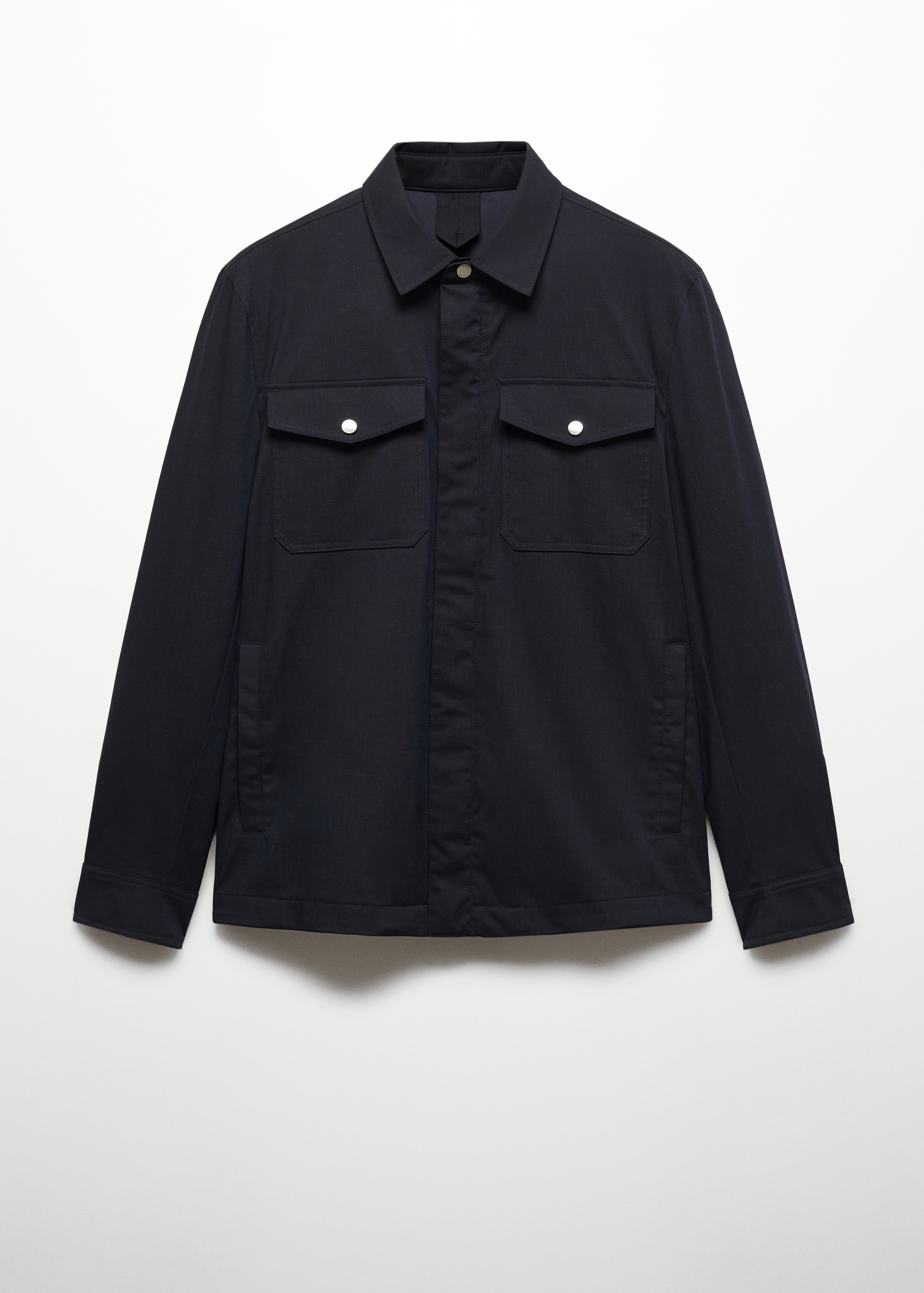 Water-repellent overshirt with pockets - Article without model
