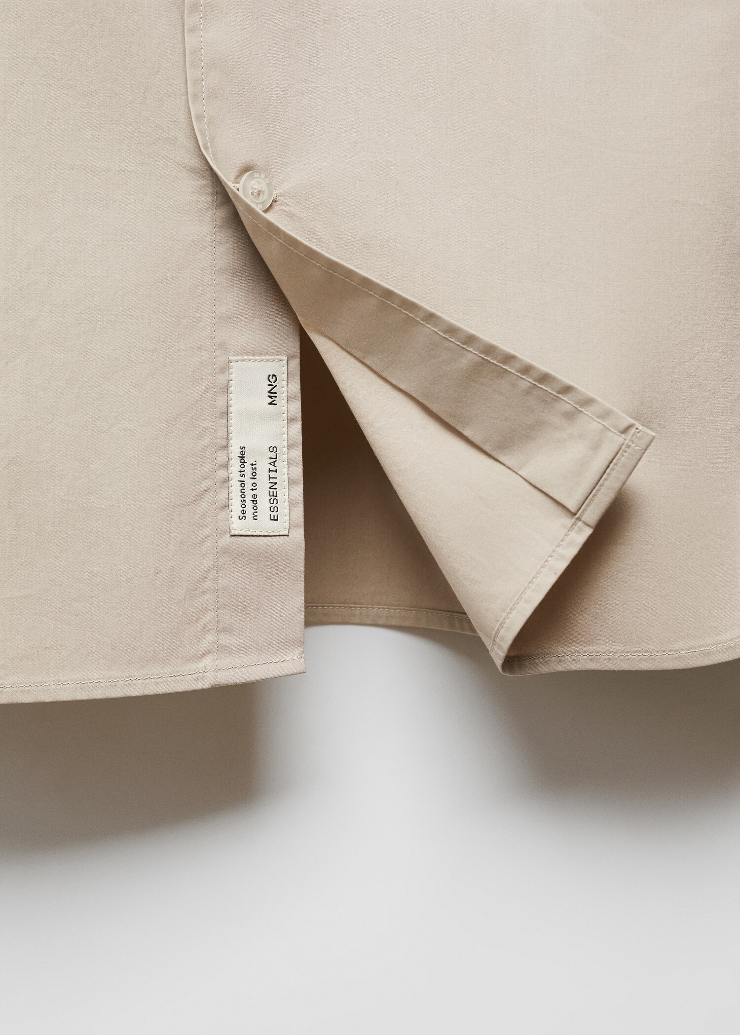 Chest-pocket cotton shirt - Details of the article 8