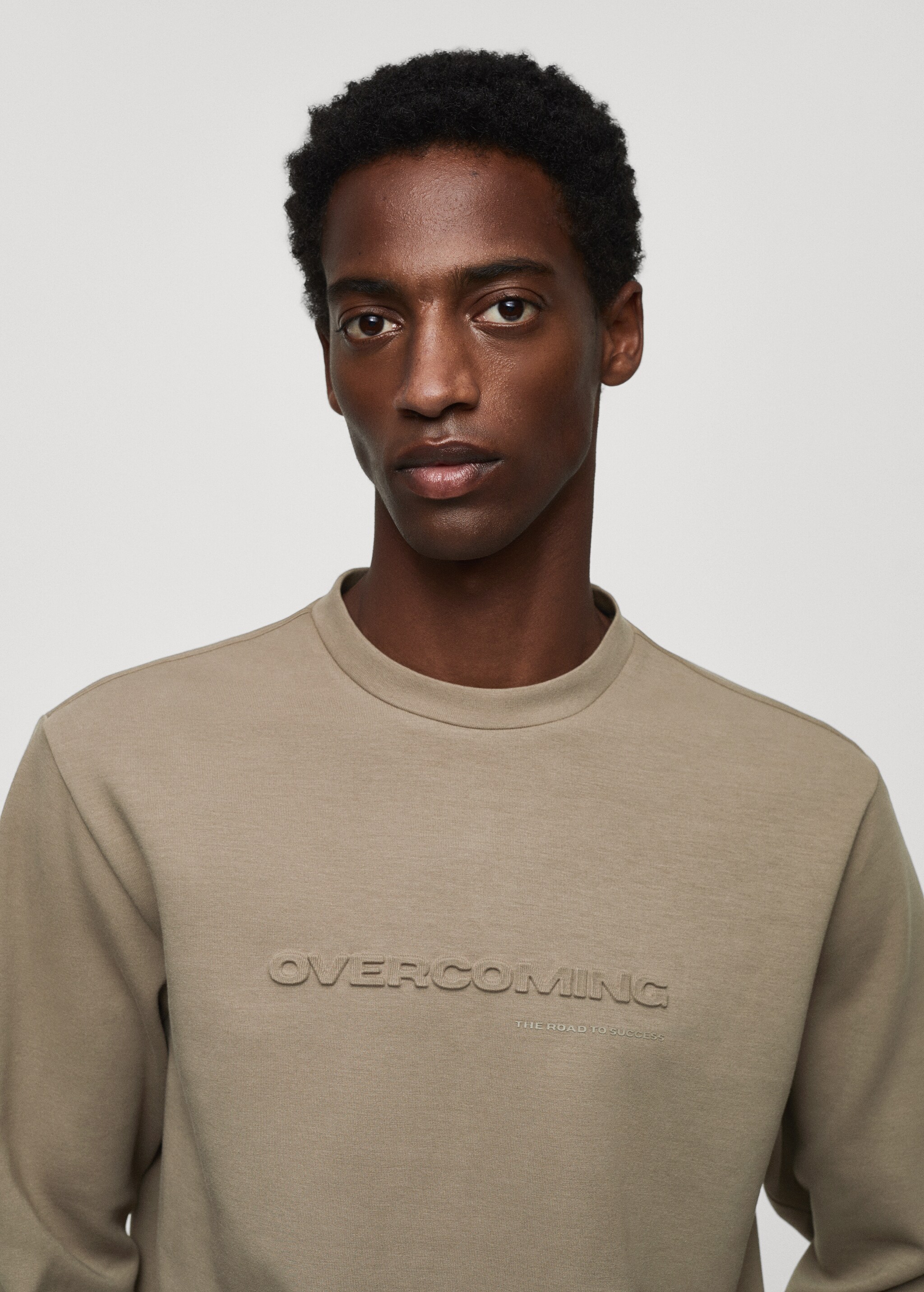 Quick-dry embossed sweatshirt - Details of the article 1
