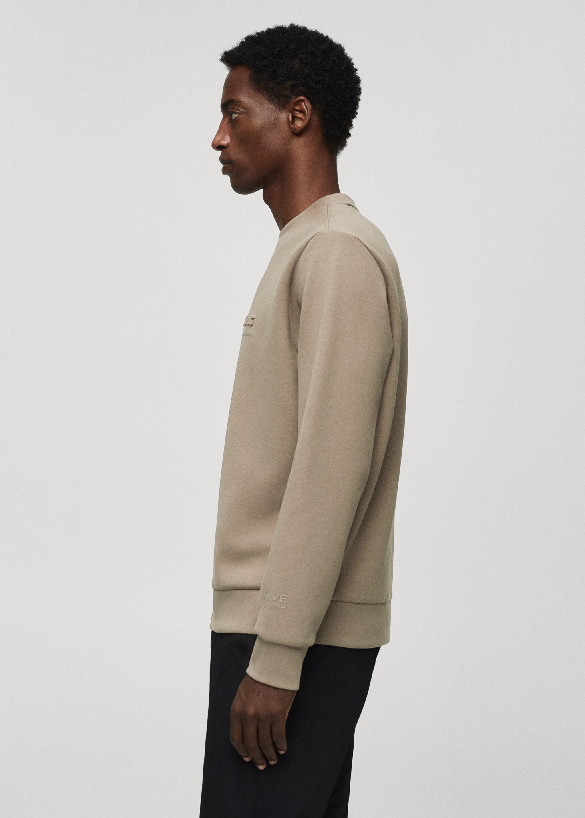 Quick-dry embossed sweatshirt - Details of the article 2