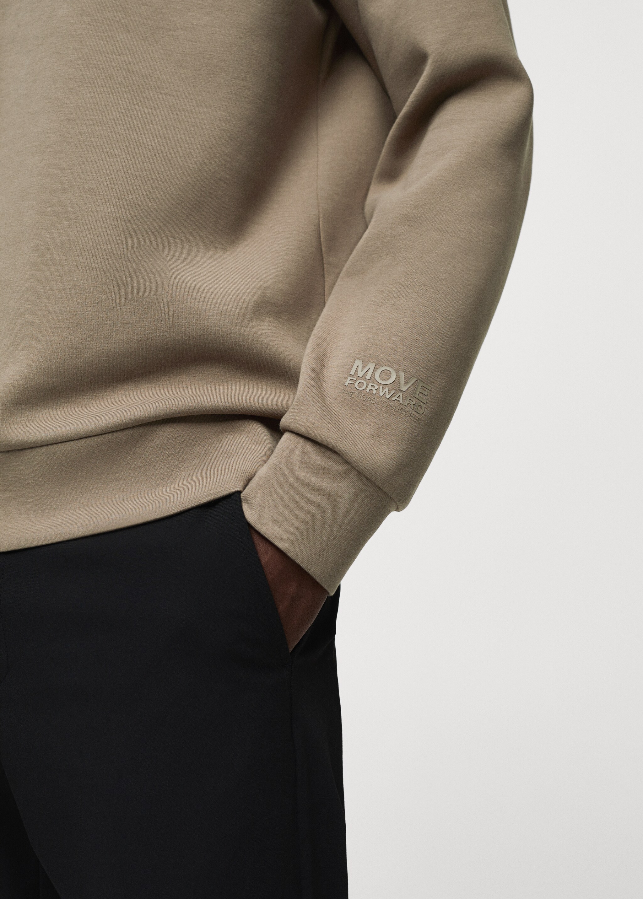 Quick-dry embossed sweatshirt - Details of the article 6