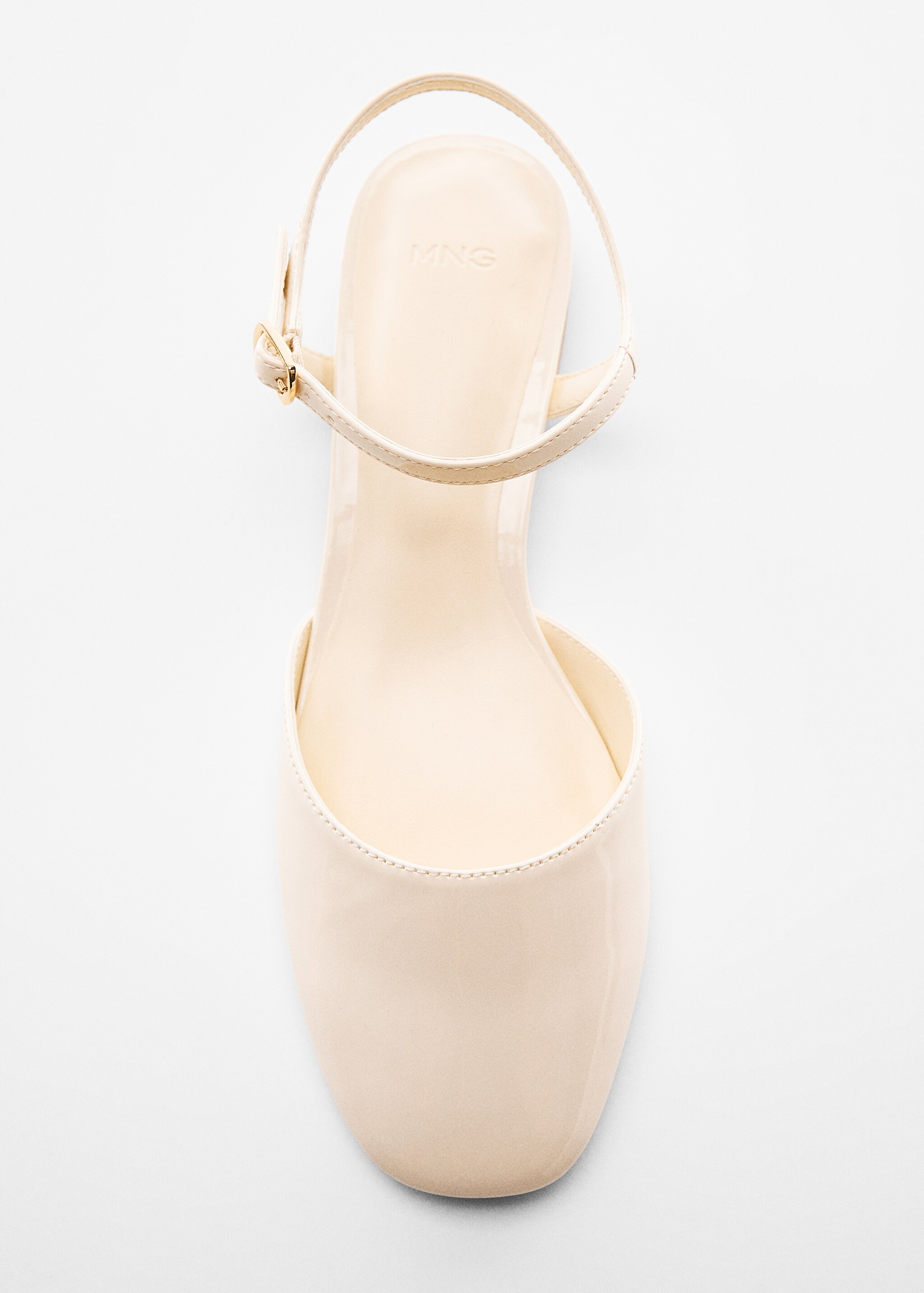 Patent leather-effect slingback shoes - Details of the article 5
