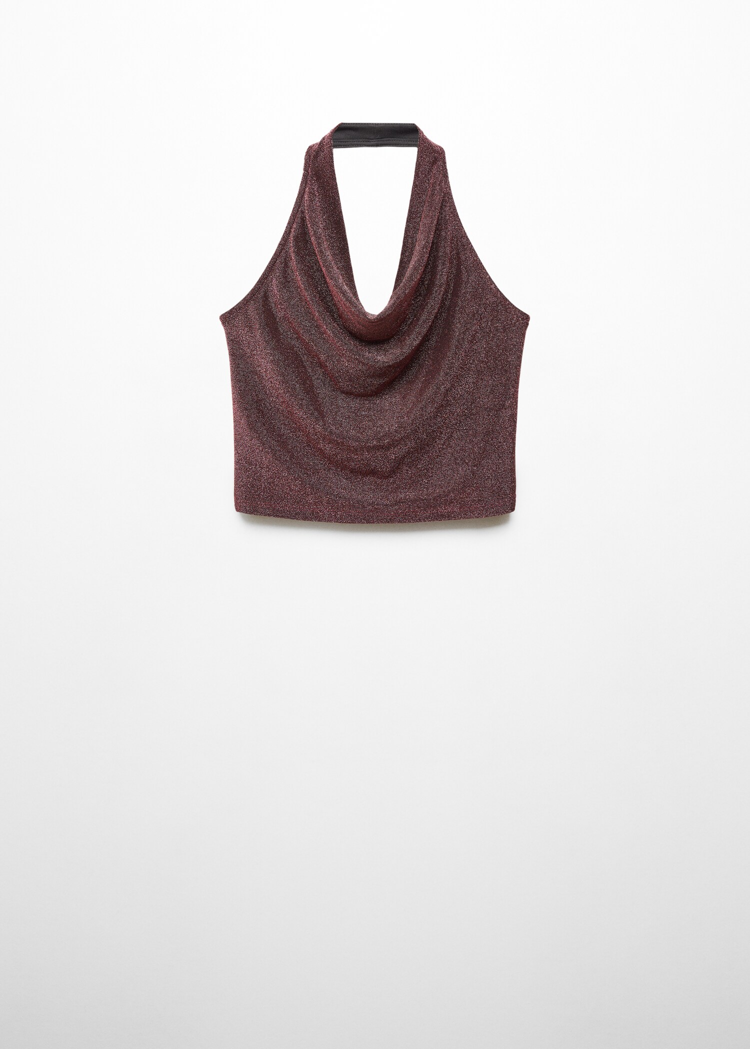 Neckholder-Top mit Metallic-Effekt - Teen | MANGO Deutschland