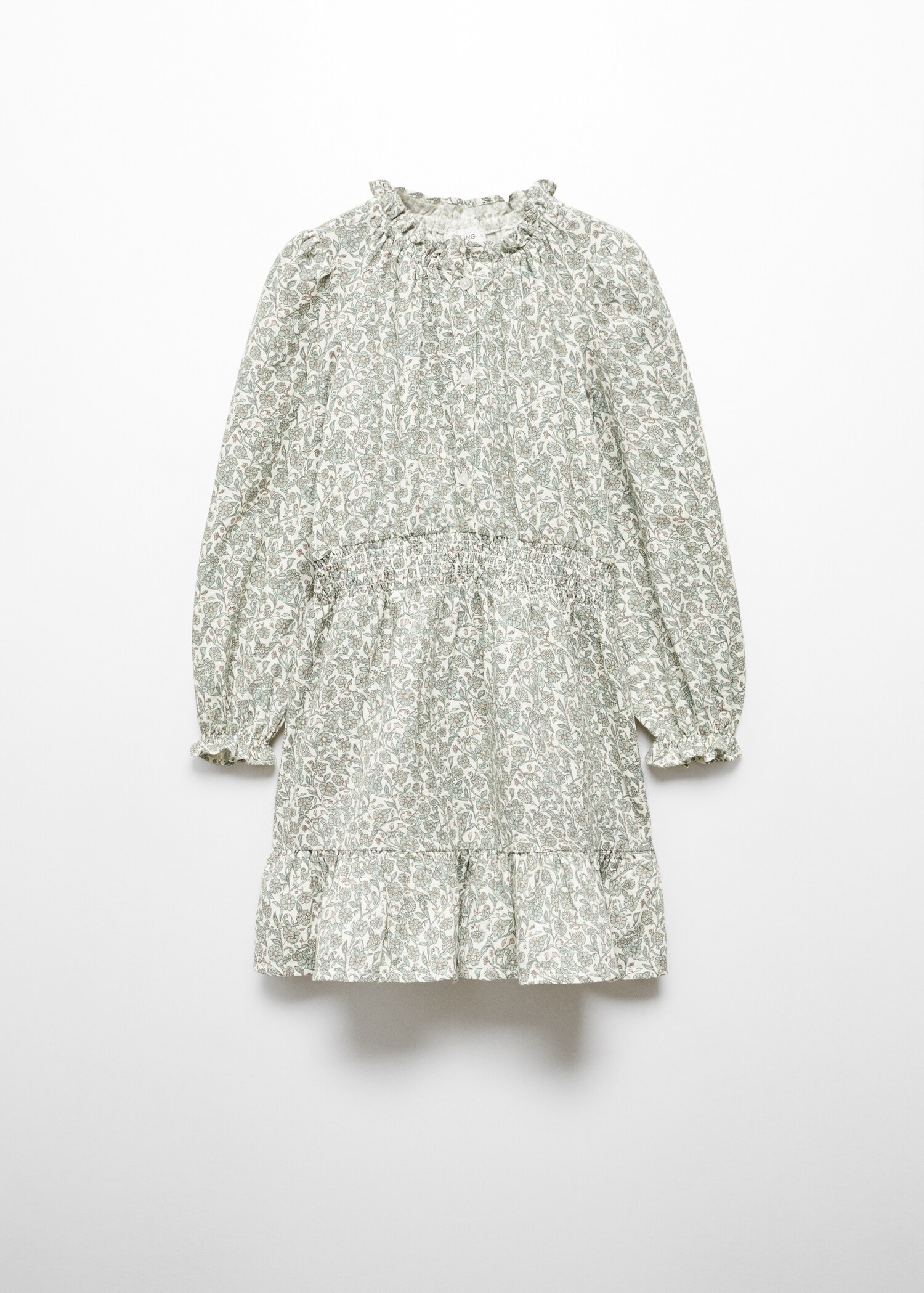 Robe imprimée à volants - Article sans modèle