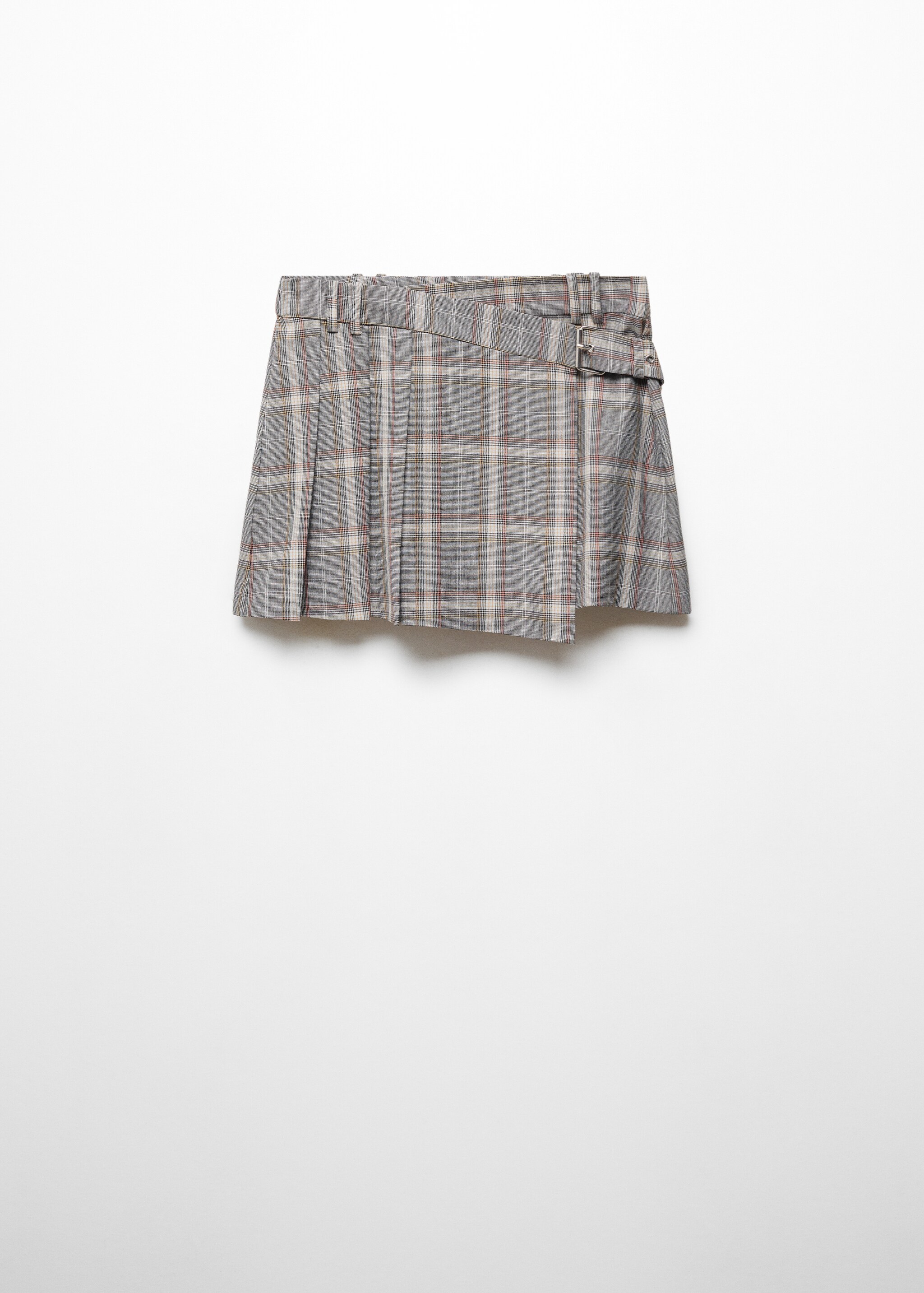 Plaid miniskirt - Article without model