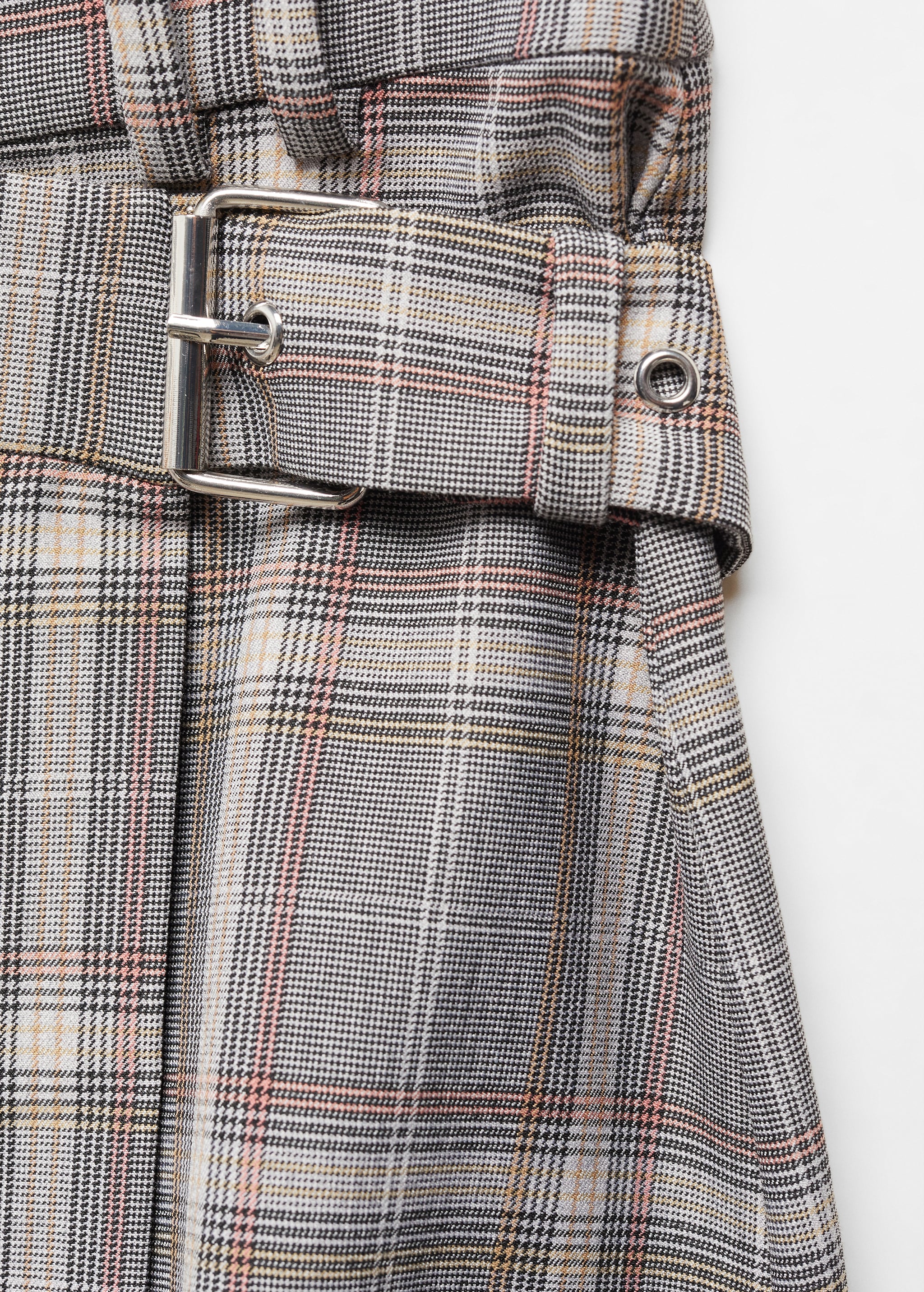 Plaid miniskirt - Details of the article 8