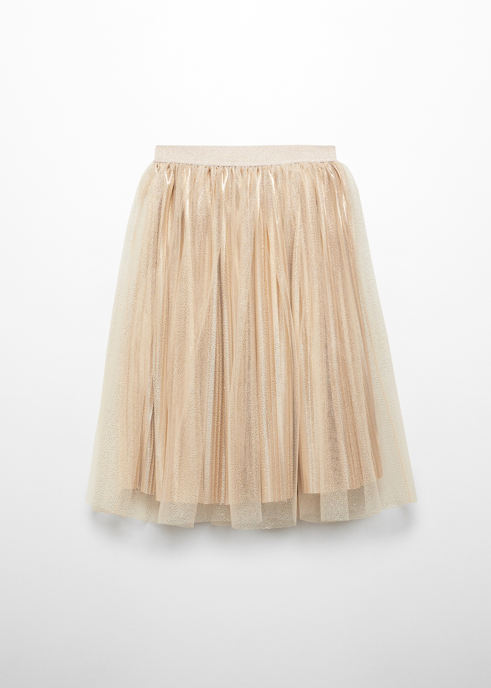 Metallic tulle skirt - Reverse of the article