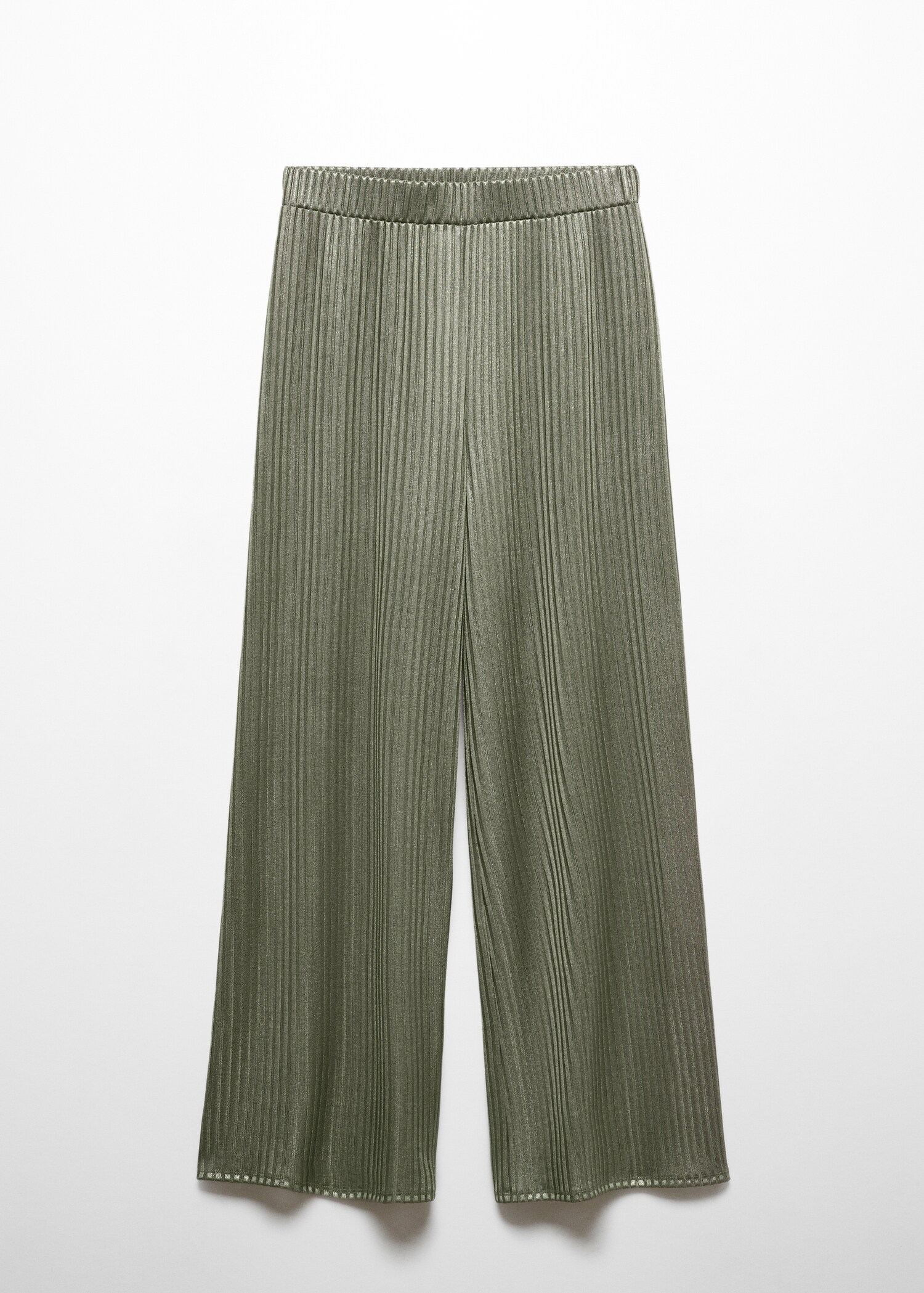 Wideleg trousers with elastic waist - Article without model