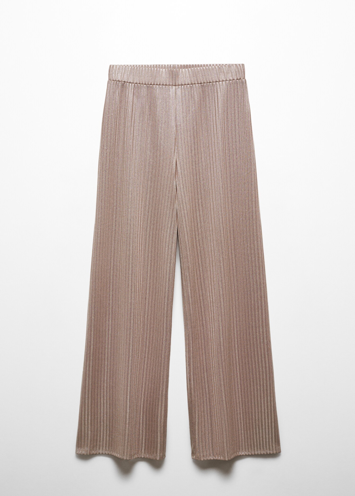 Wideleg trousers with elastic waist - Article without model